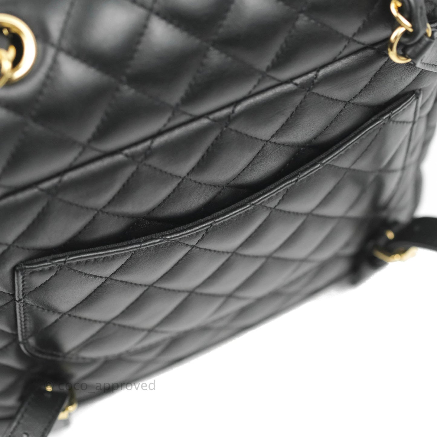 Chanel Quilted Small Urban Spirit Backpack Calfskin Black Gold Hardware