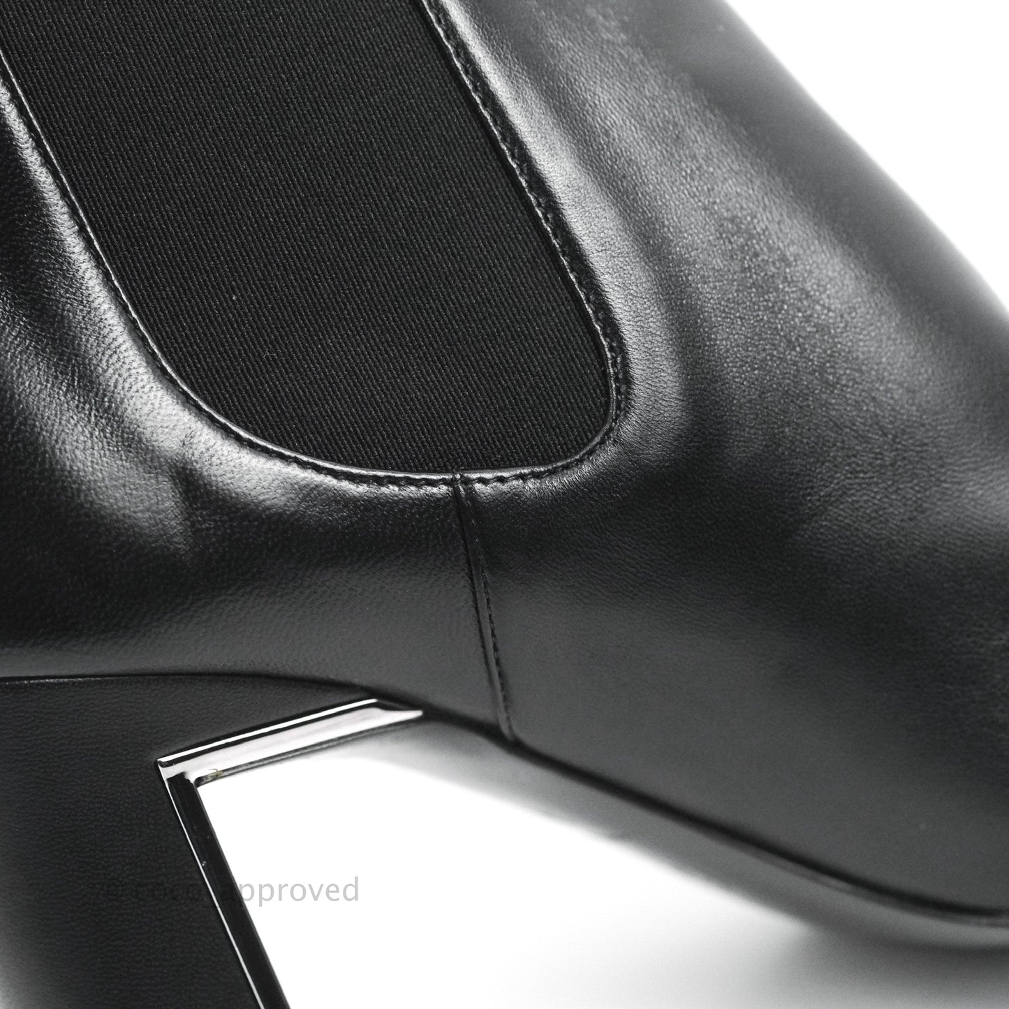 Chanel Leather Boots Black Size 39C