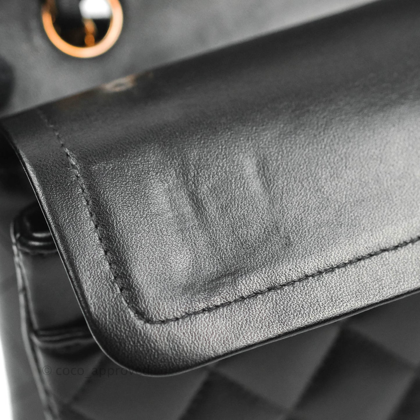 Chanel Small Classic Quilted Flap Black Lambskin Rose Gold Hardware