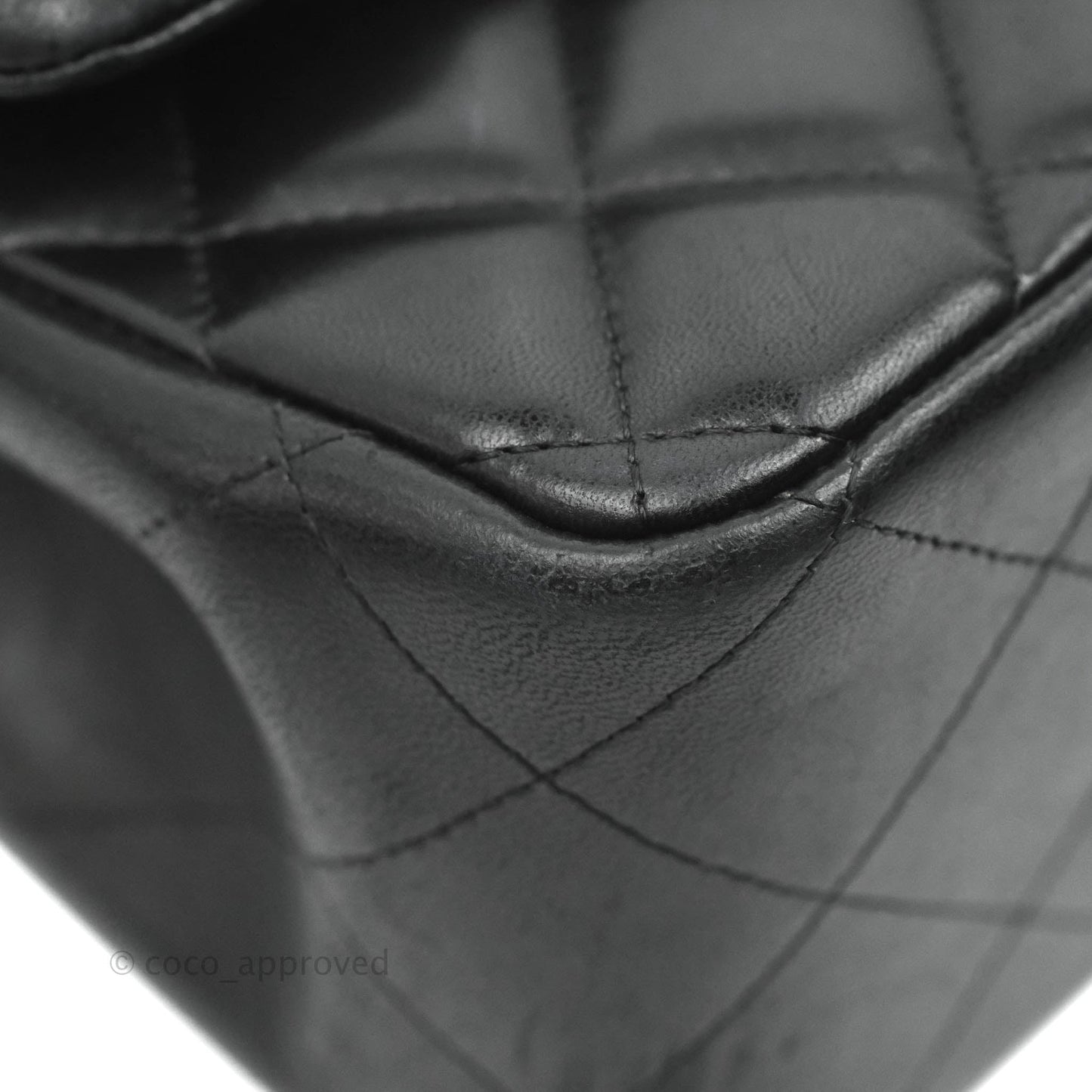 Chanel Jumbo Double Flap Black Lambskin Silver Hardware⁣⁣