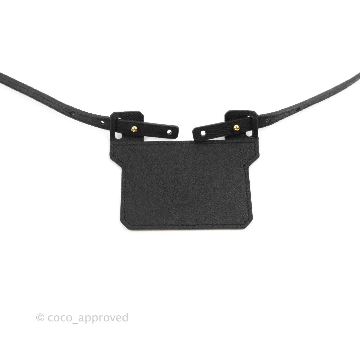 Hermès Constance Slim Wallet Black Epsom Rose Gold Hardware