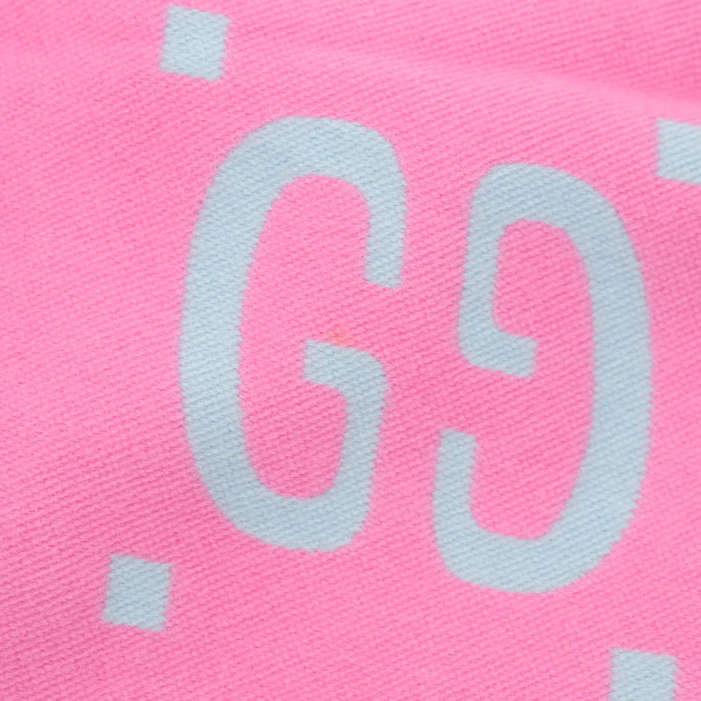 Gucci GG Jacquard Wool Silk Scarf