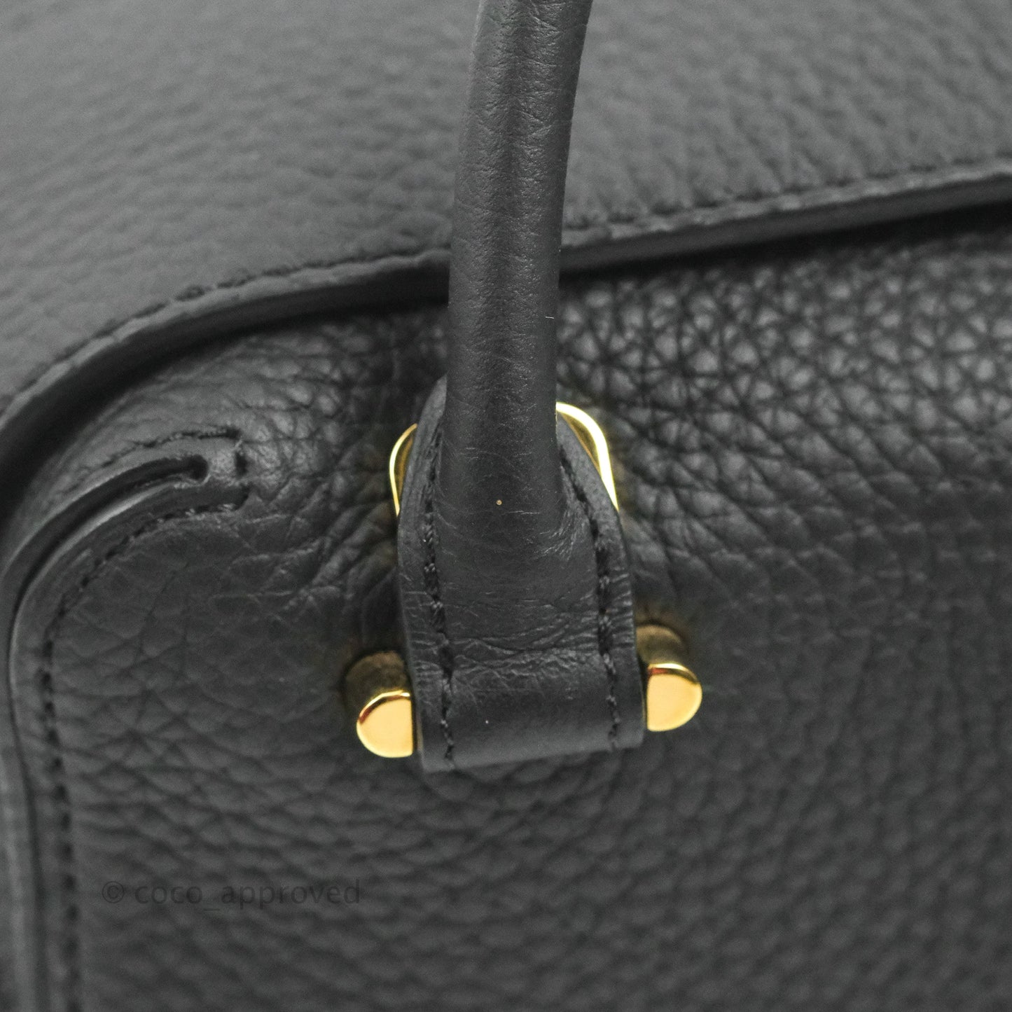 Delvaux Cool Box Nano Taurillon Soft Grained Calfskin Black Gold Hardware