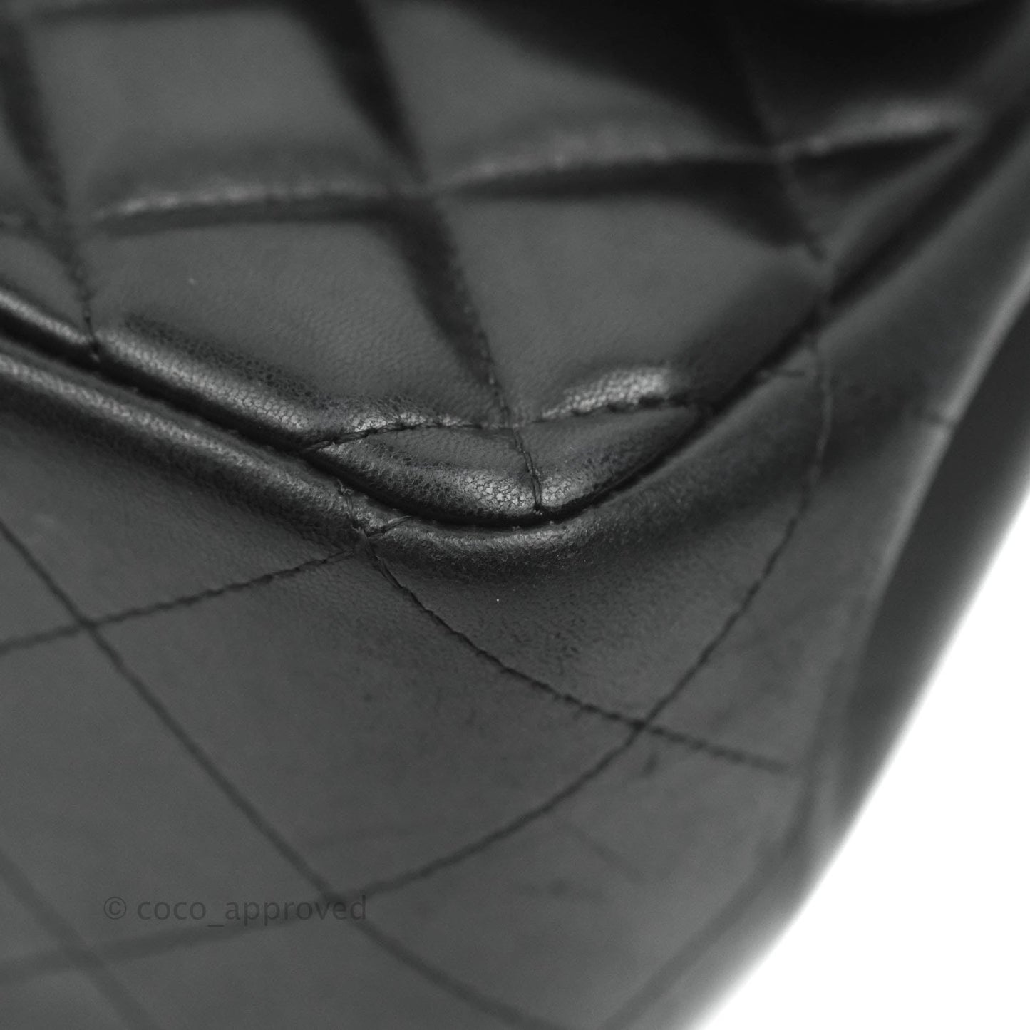 Chanel Jumbo Double Flap Black Lambskin Silver Hardware⁣⁣