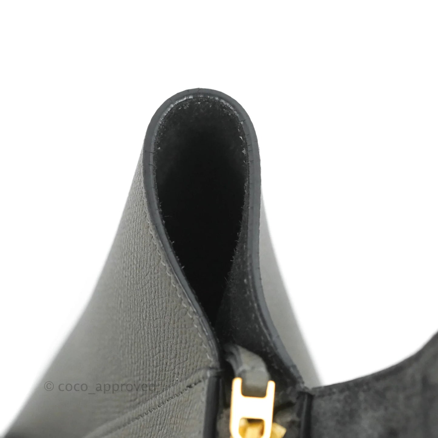 Celine Mini Belt Bag Grey Grained Calfskin Gold Hardware