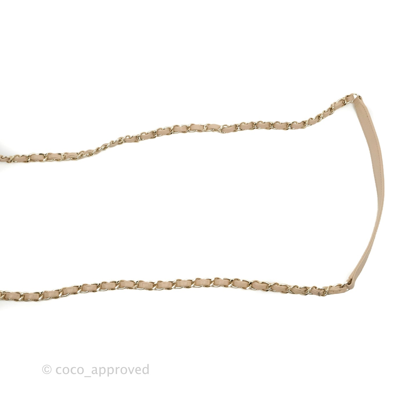 Chanel Quilted Medium Business Affinity Flap Light Beige Caviar Gold Hardware