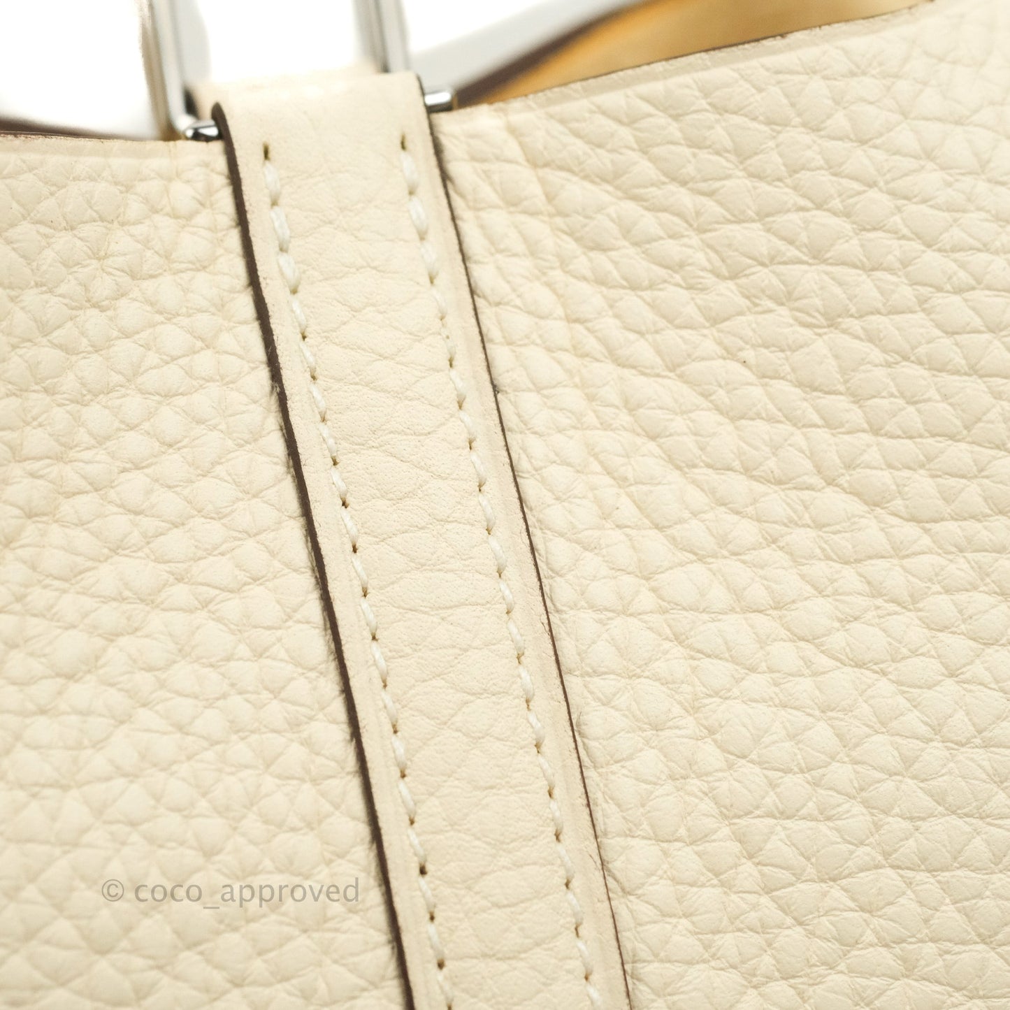 Hermès Picotin Lock 18 I2 Nata Clemence Silver Hardware