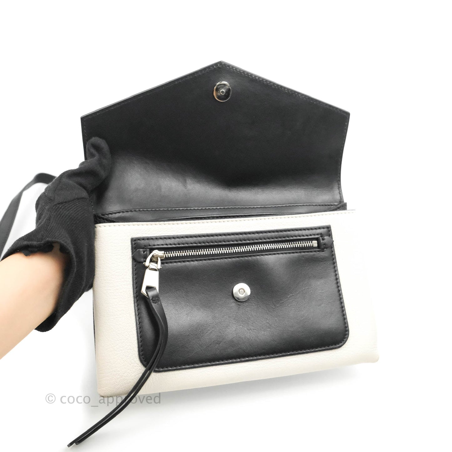 Givenchy Duetto Black and White Shoulder Bag