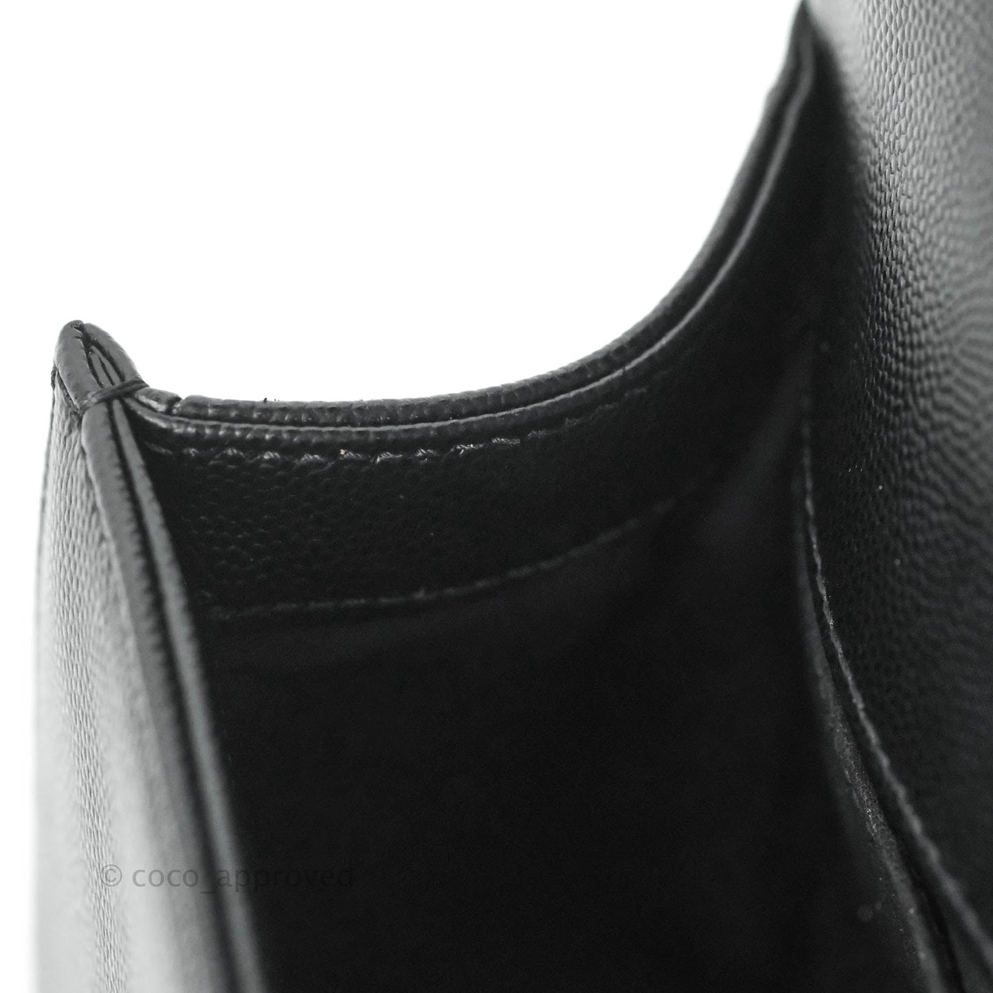 Chanel Boy Quilted Medium Black Caviar Ruthenium Hardware