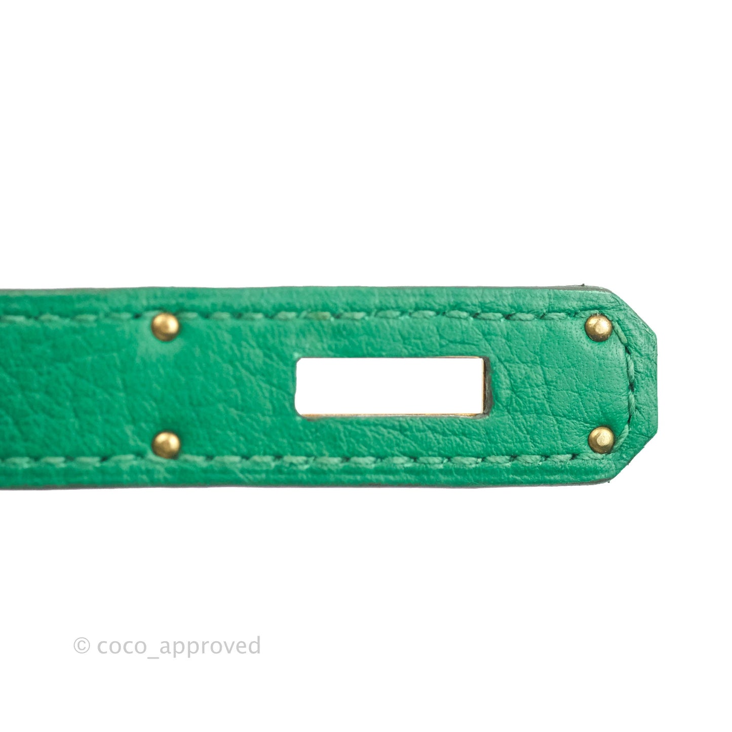 Hermès Retourne Taurillon Kelly 28 Vert Vertigo Clemence Gold Hardware