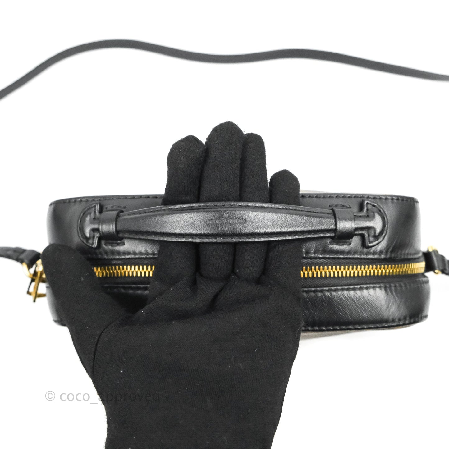 Louis Vuitton Saintonge Crossbody Bag Monogram Black