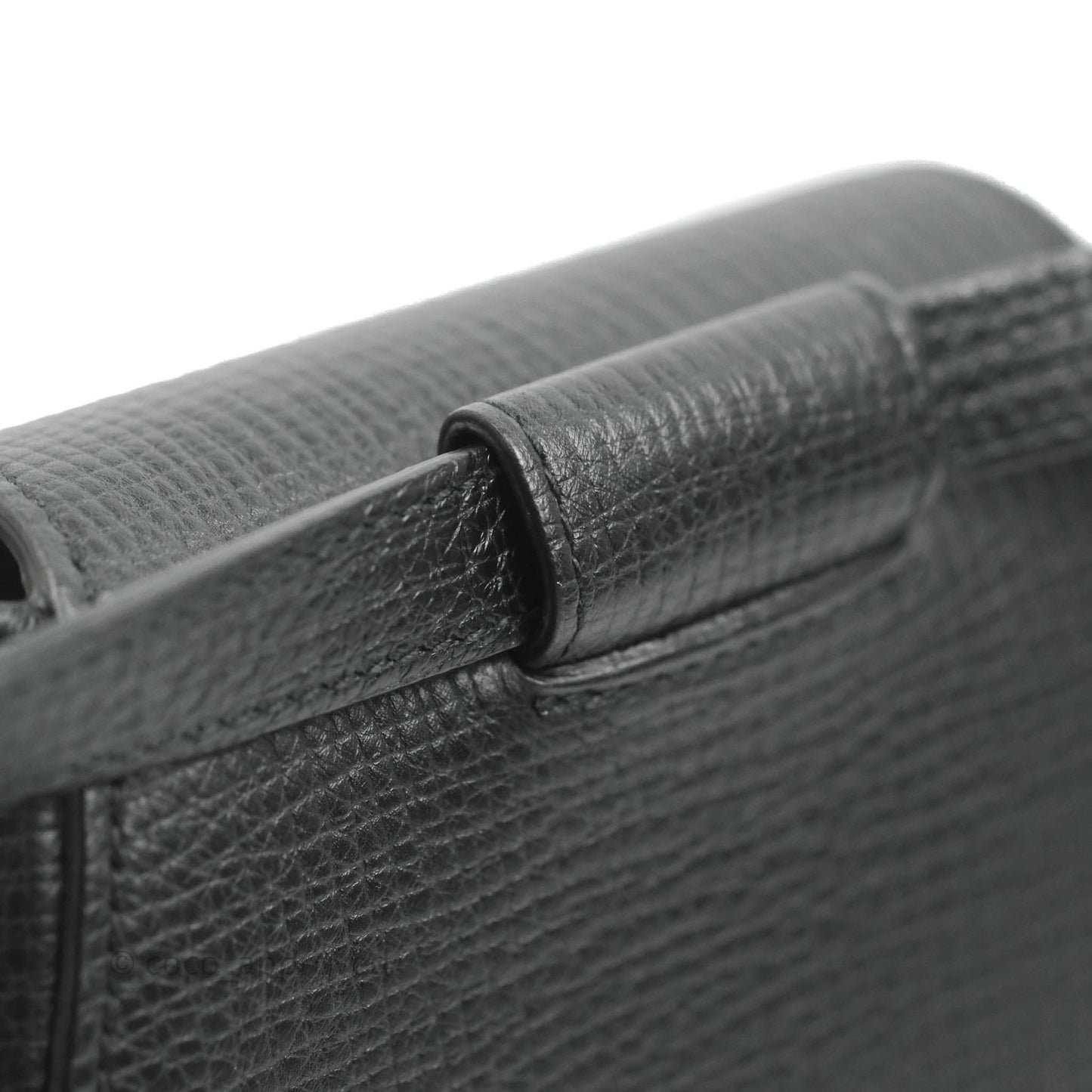 Bottega Veneta Palmellato Rounded Belt Bag Calfskin Black