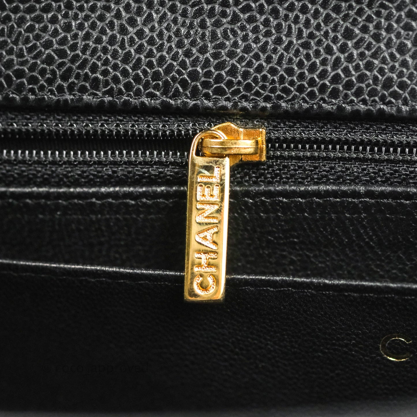 Chanel Jumbo Single Flap Black Caviar Gold Hardware⁣⁣