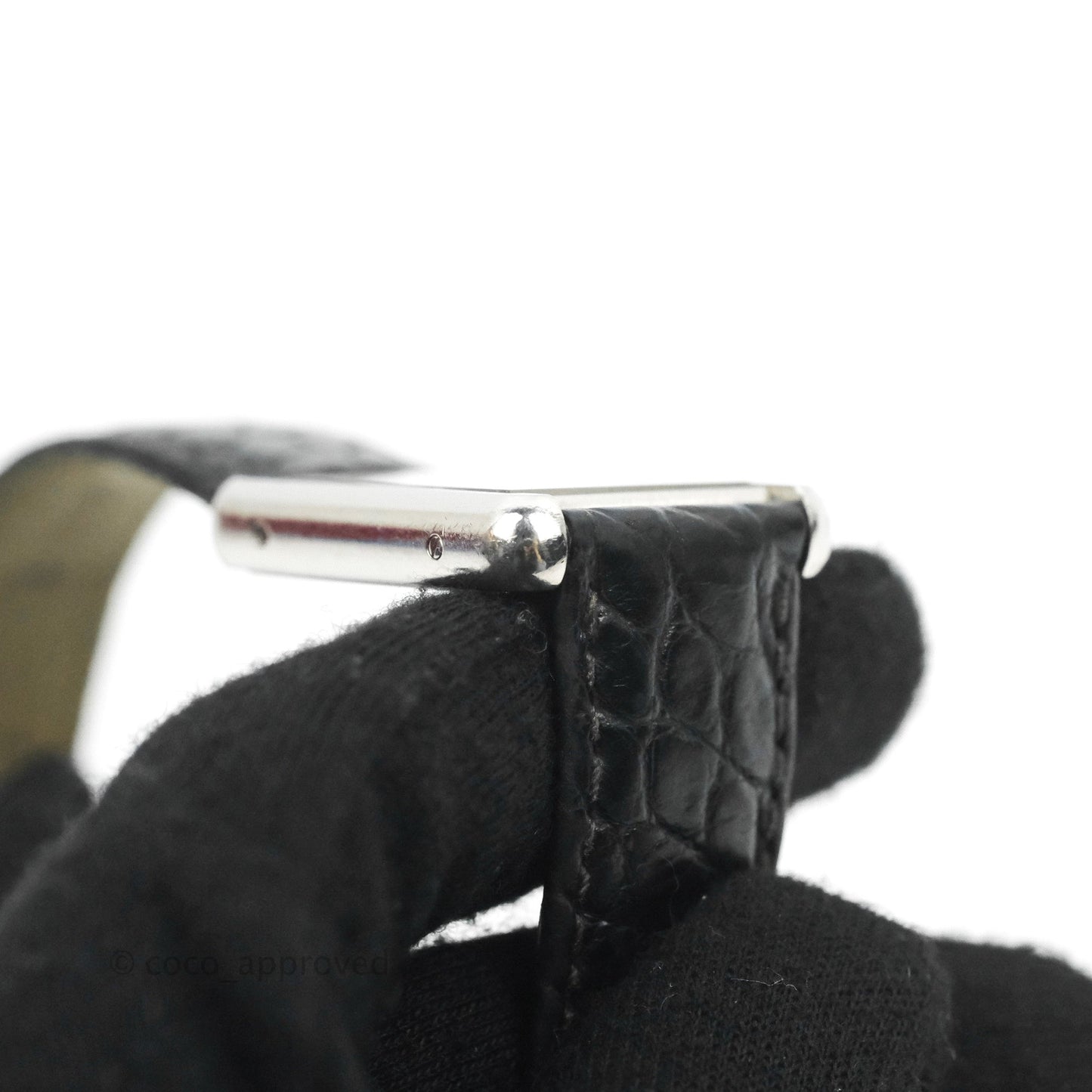 Cartier Small Tank Must Watch Stainless Steel Black