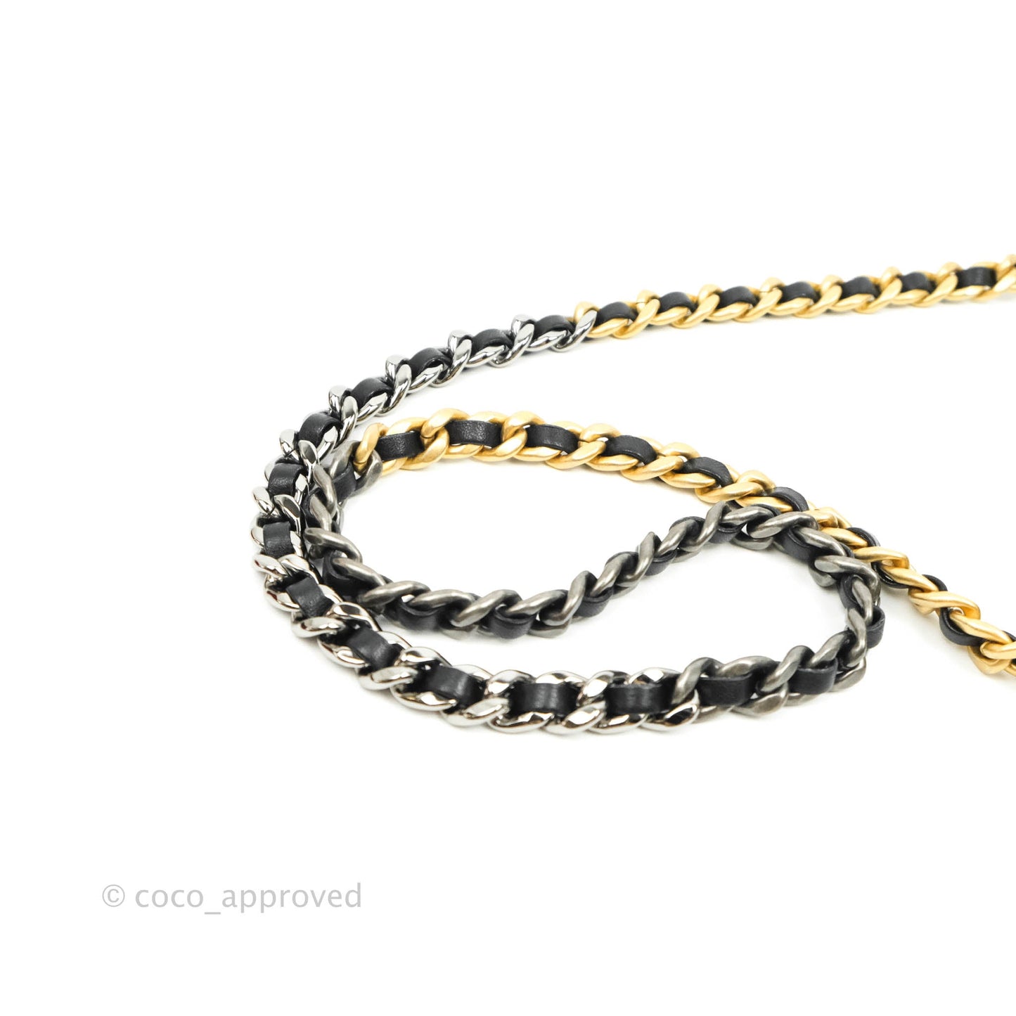 Chanel 19 Clutch With Chain Black Mixed Hardware