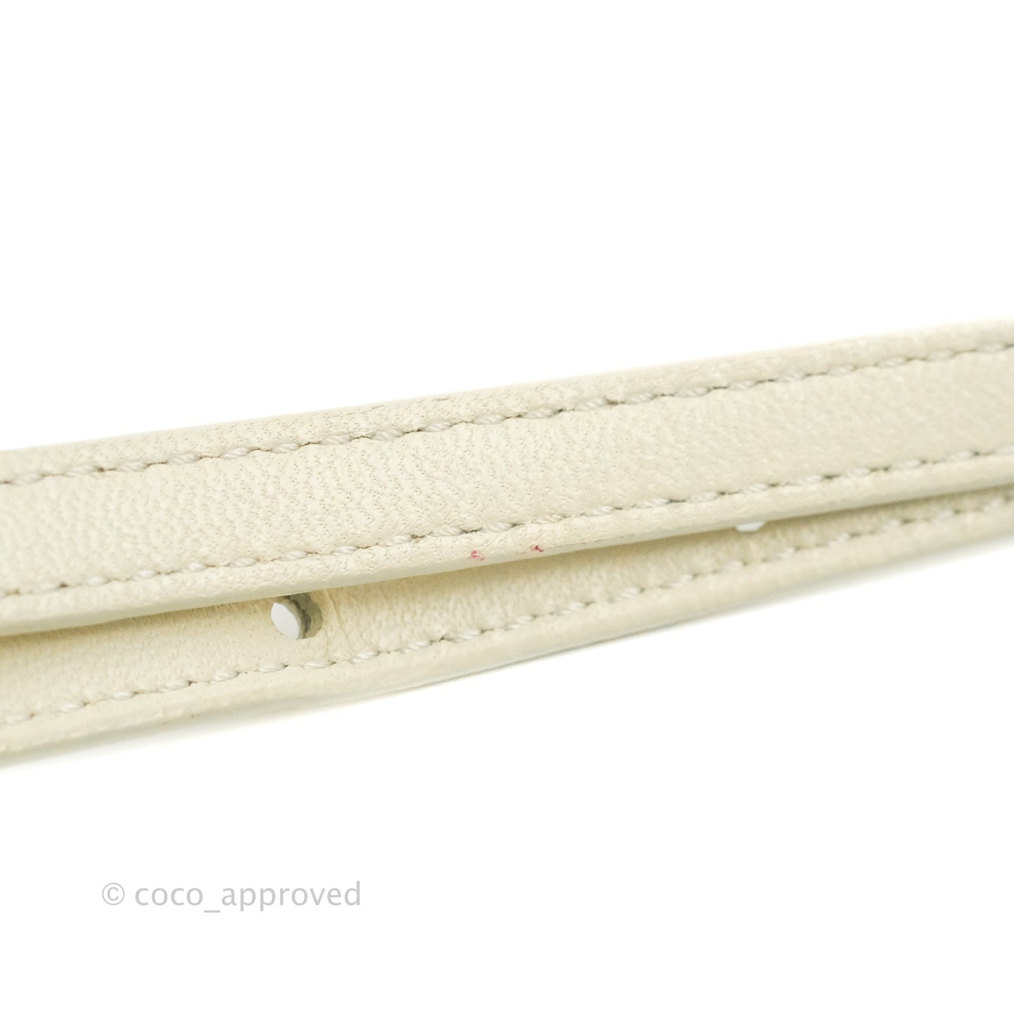 Fendi Mini Peekaboo Shearling Bag White Gold Harware