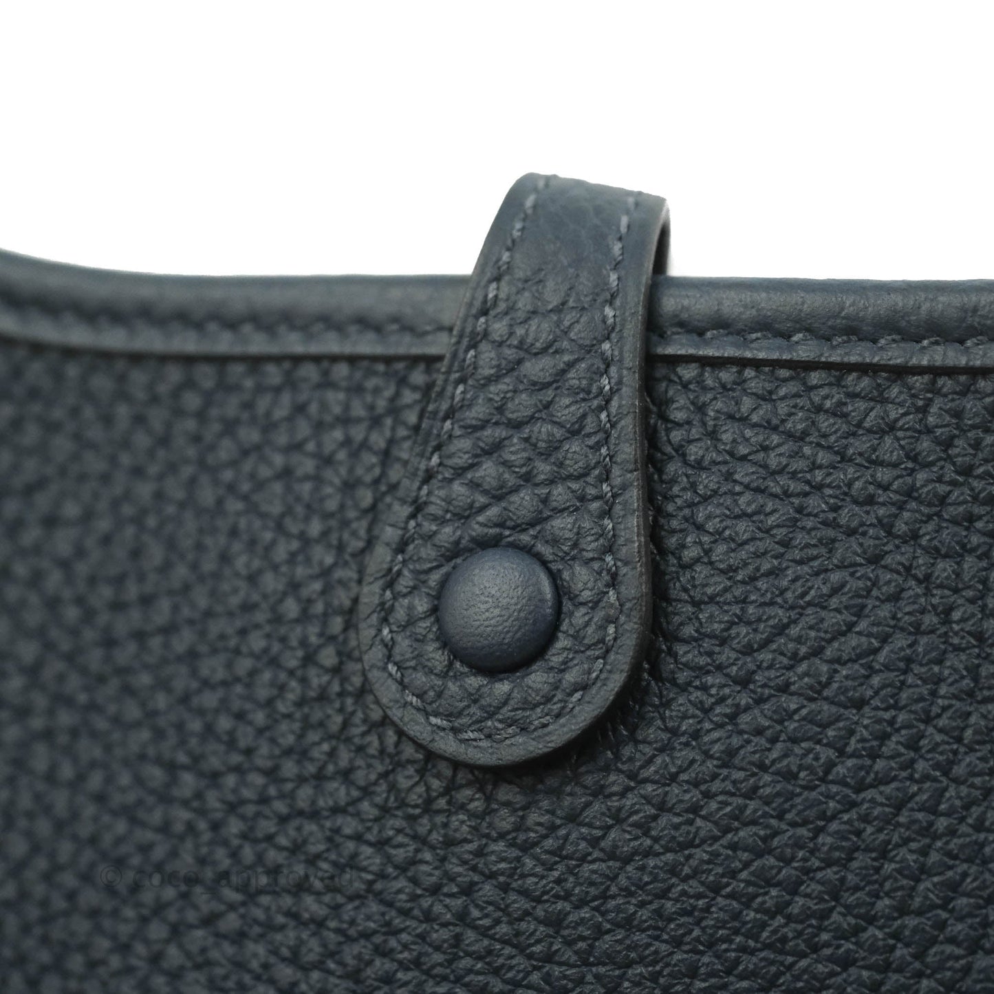 Hermès Mini Evelyne 16 Blue Nuit Amazone with Twilly