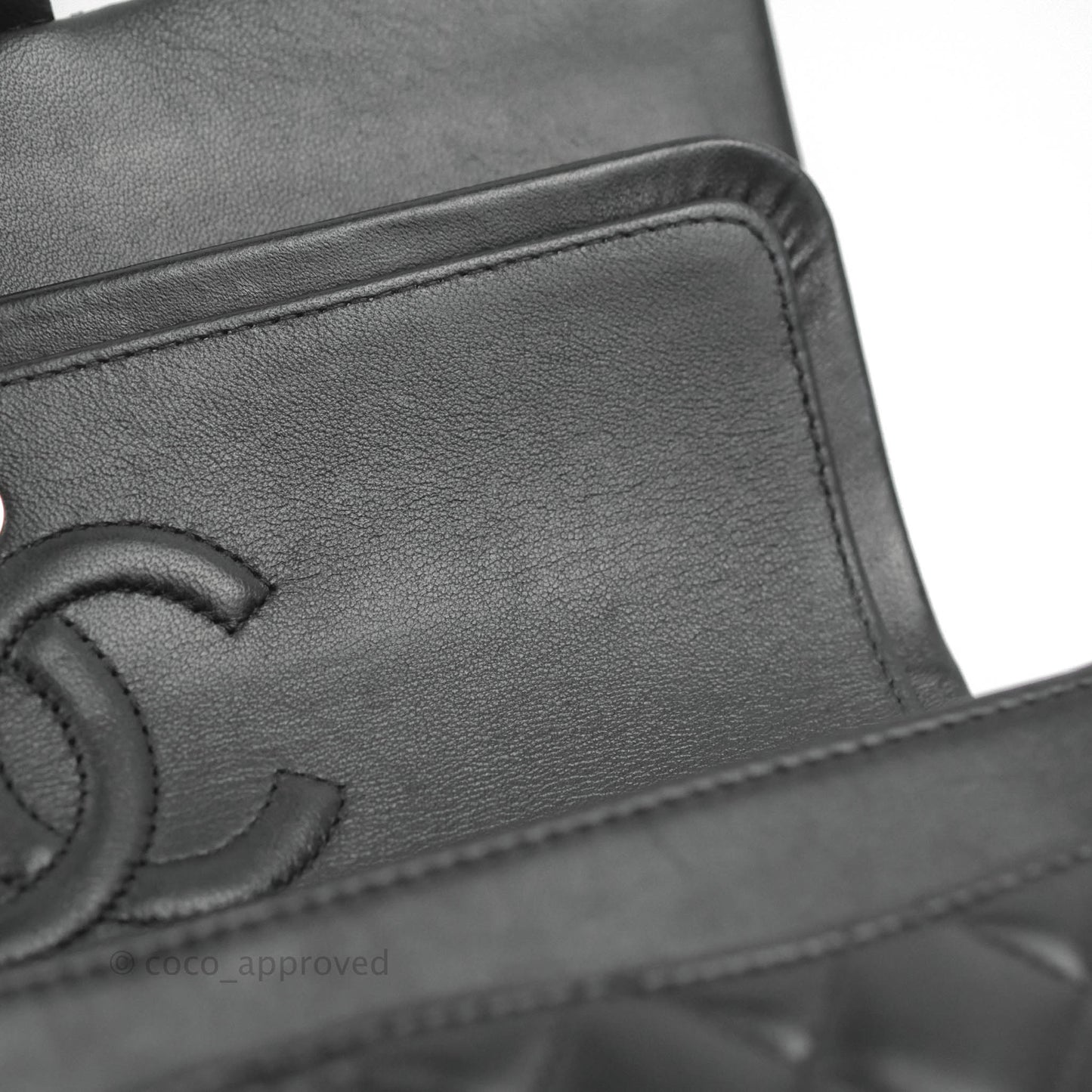 Chanel Small Classic Quilted Flap Black Lambskin Rose Gold Hardware