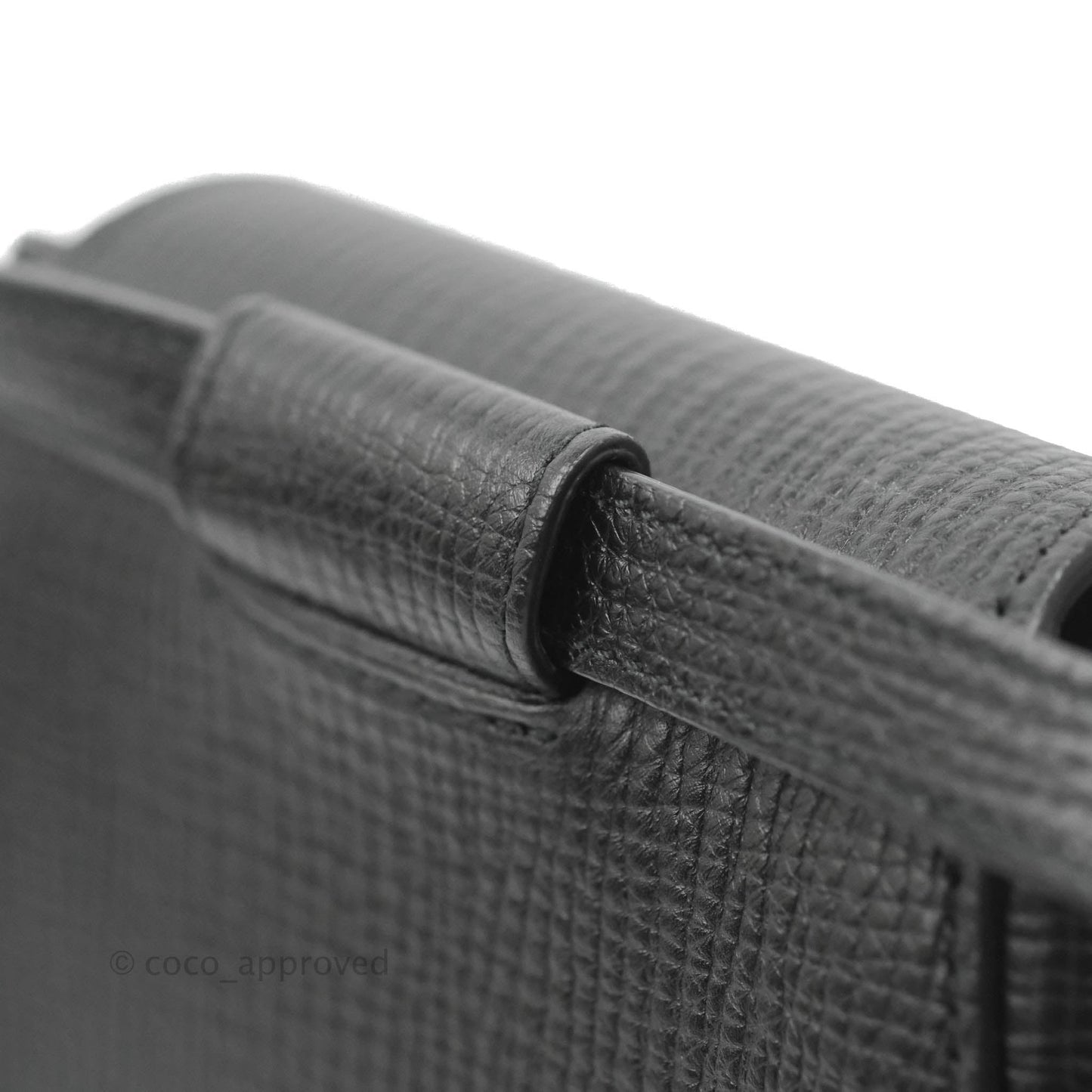 Bottega Veneta Palmellato Rounded Belt Bag Calfskin Black