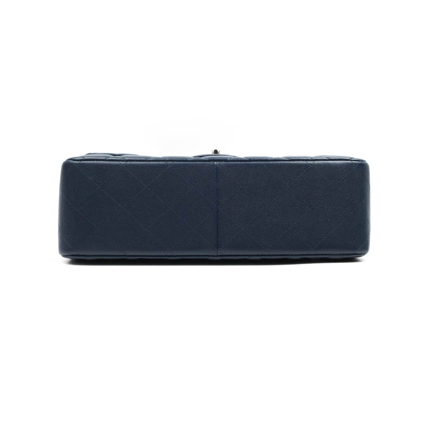 Chanel Jumbo Double Flap Navy Caviar Silver Hardware⁣⁣