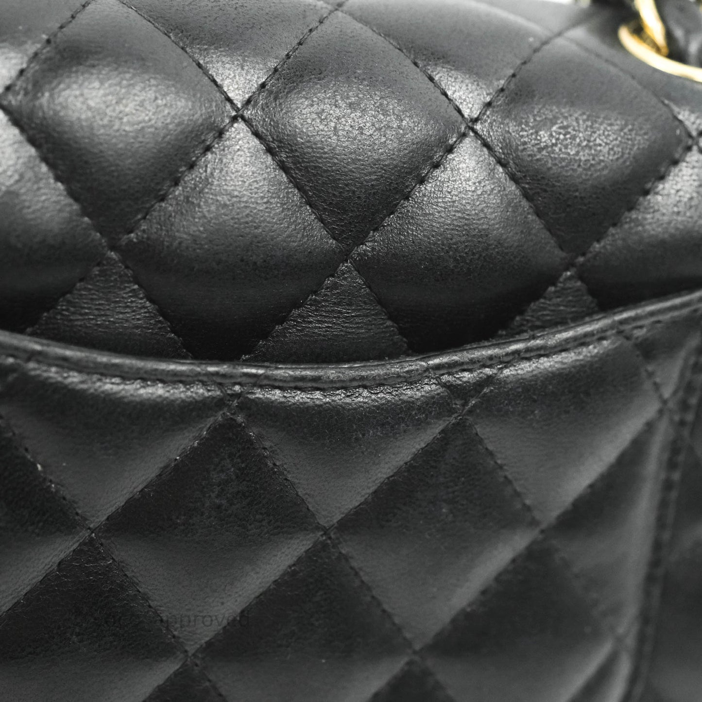 Chanel Mini Rectangular Flap Bag Valentine Limited Edition Black Lambskin Gold Hardware
