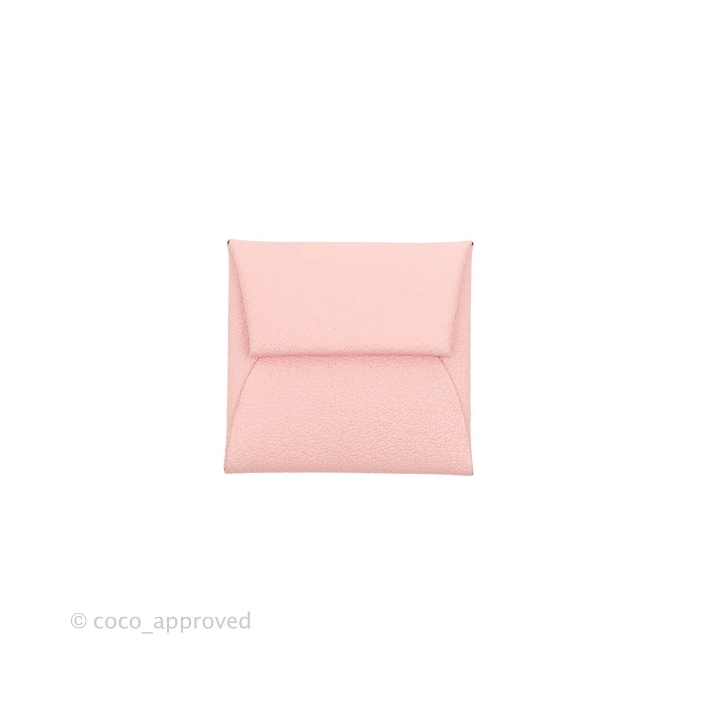 Hermès Bastia Coin Purse Pink Chevre Mysore