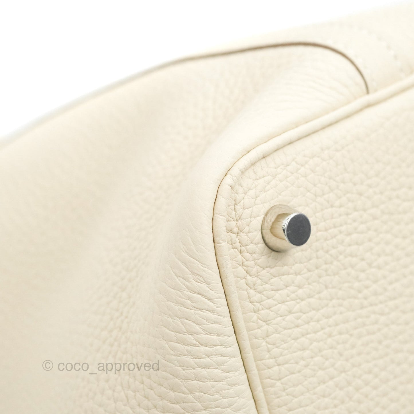 Hermès Picotin Lock 18 PM Craie Clemence Palladium Hardware