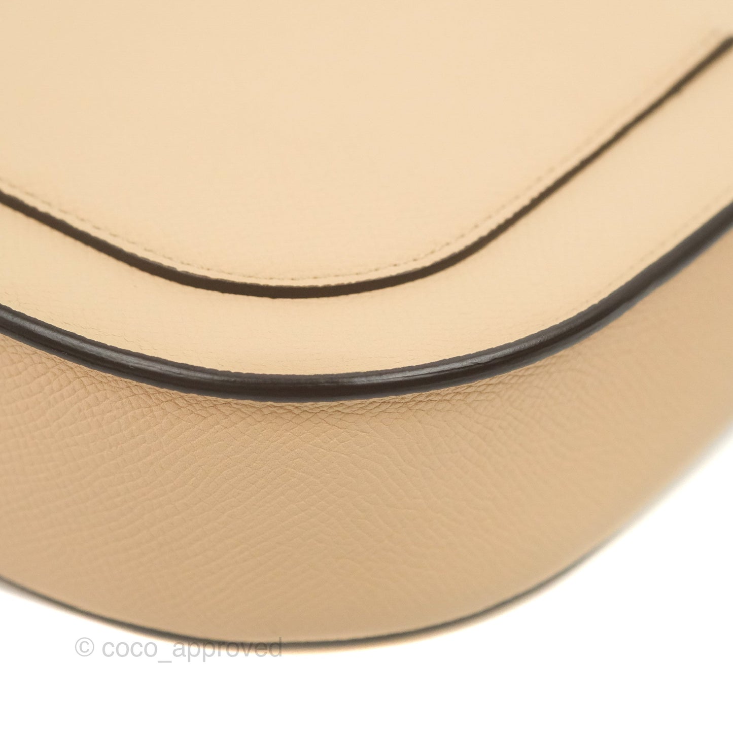 Celine Small Trotteur Crossbody Bag Grained Calfskin Powder