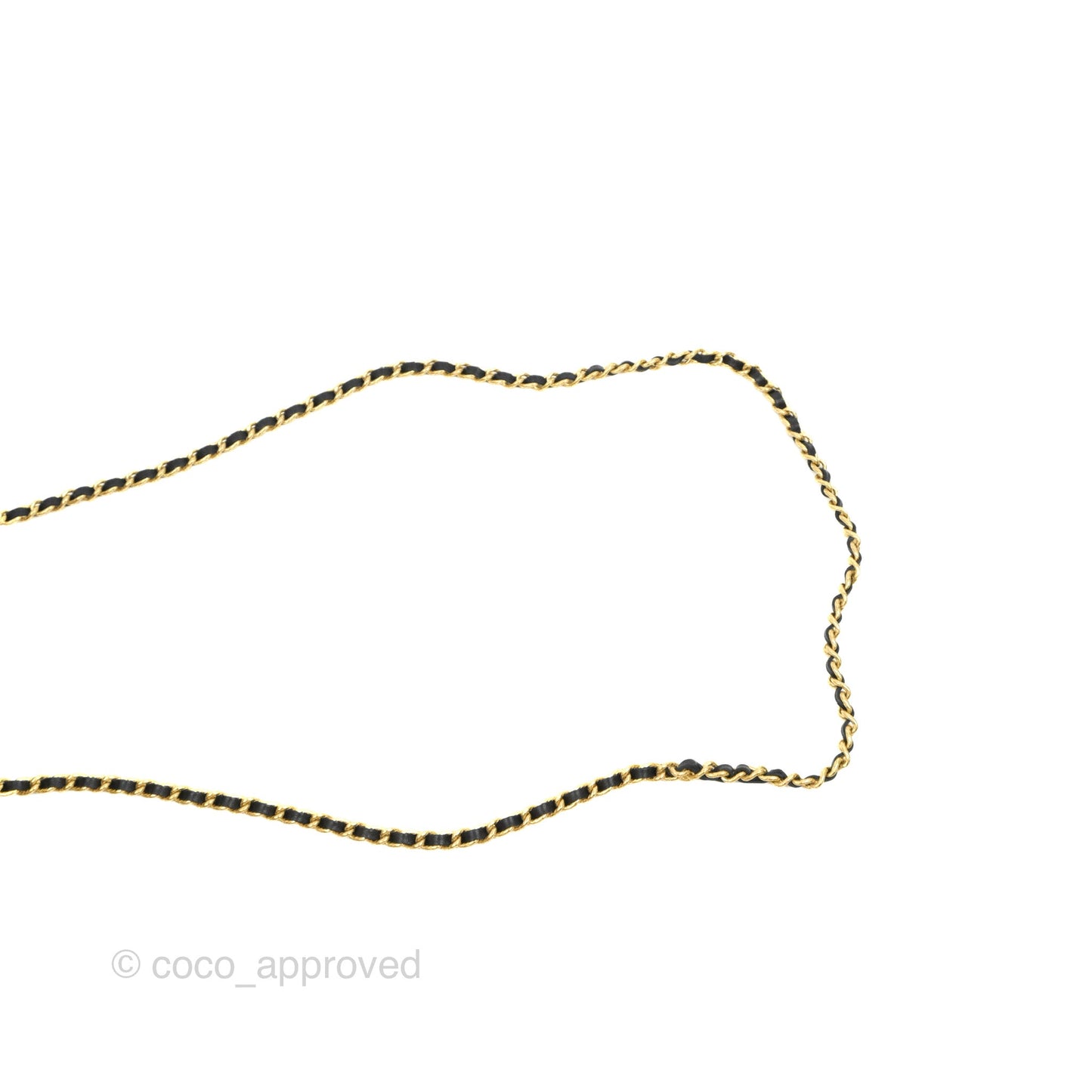 Chanel Vanity with Double Chain Black Shiny Lambskin 23C