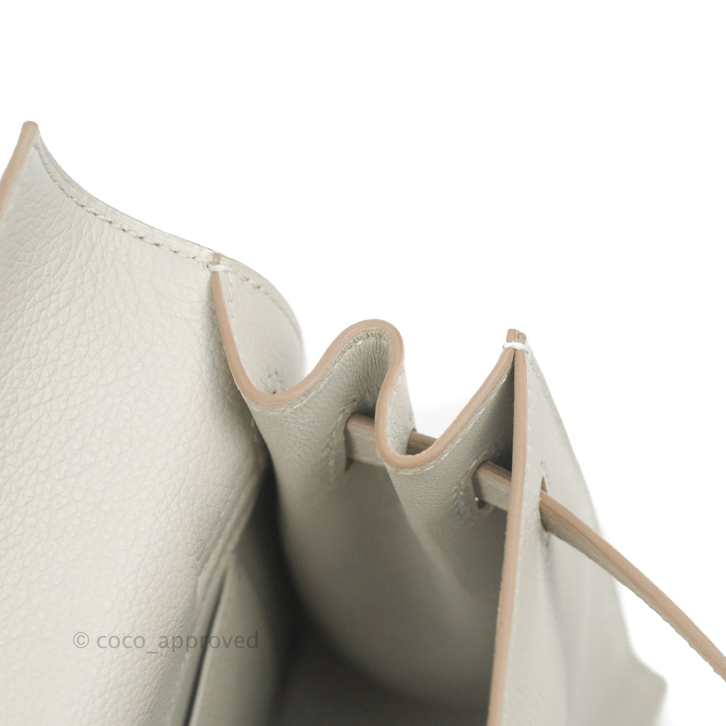 Hermès Kelly Danse II Bag Gris Perle 80 Evercolor Gold Hardware