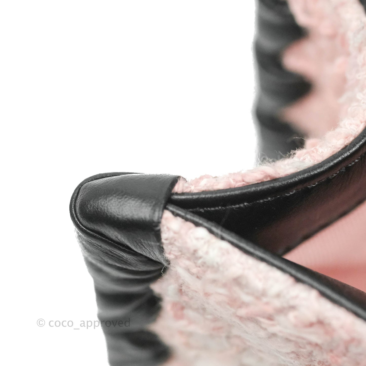 Chanel Mini My Own Frame Flap Pink White Tweed Braided Calfskin 22S