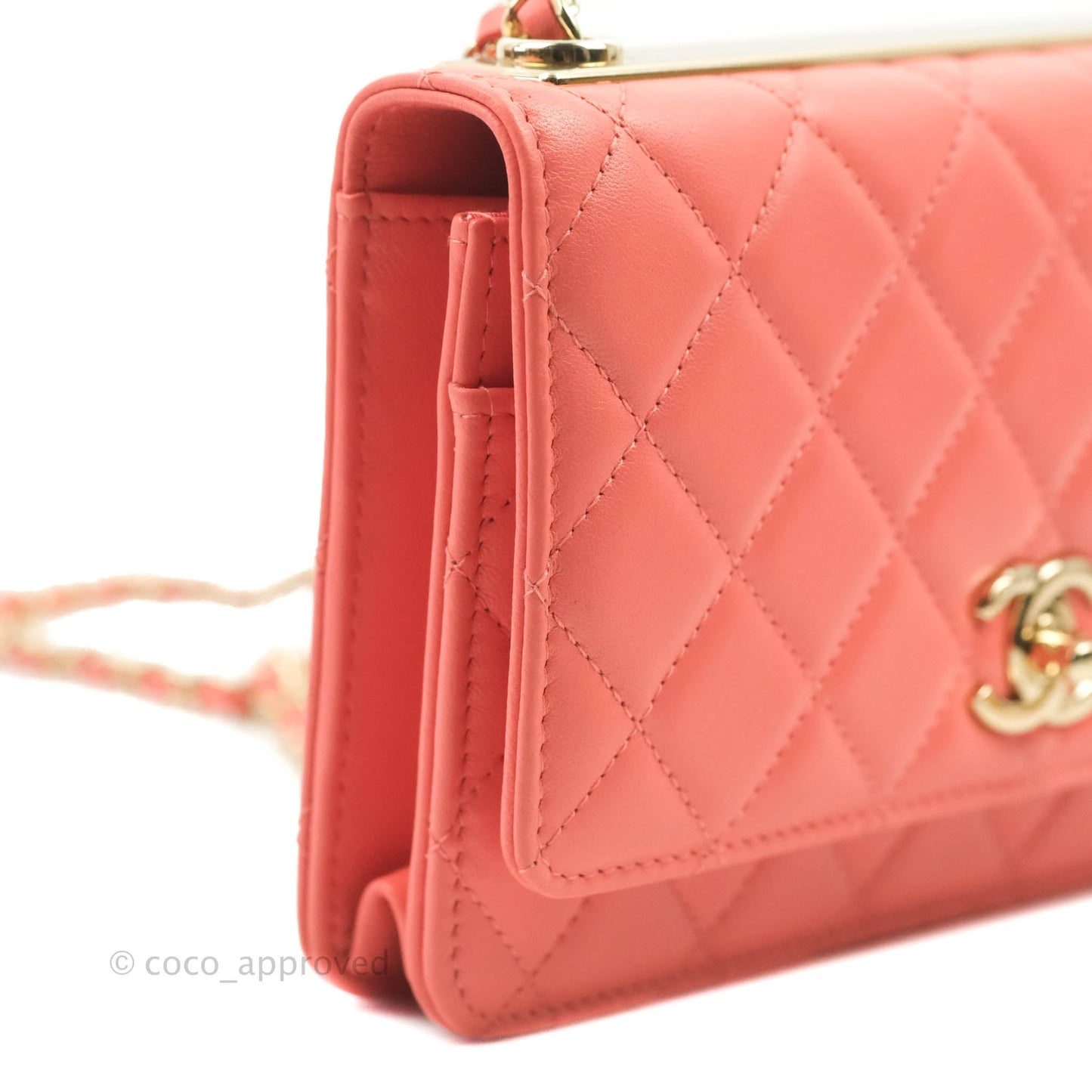 Chanel Trendy CC WOC Pink Lambskin Gold Hardware
