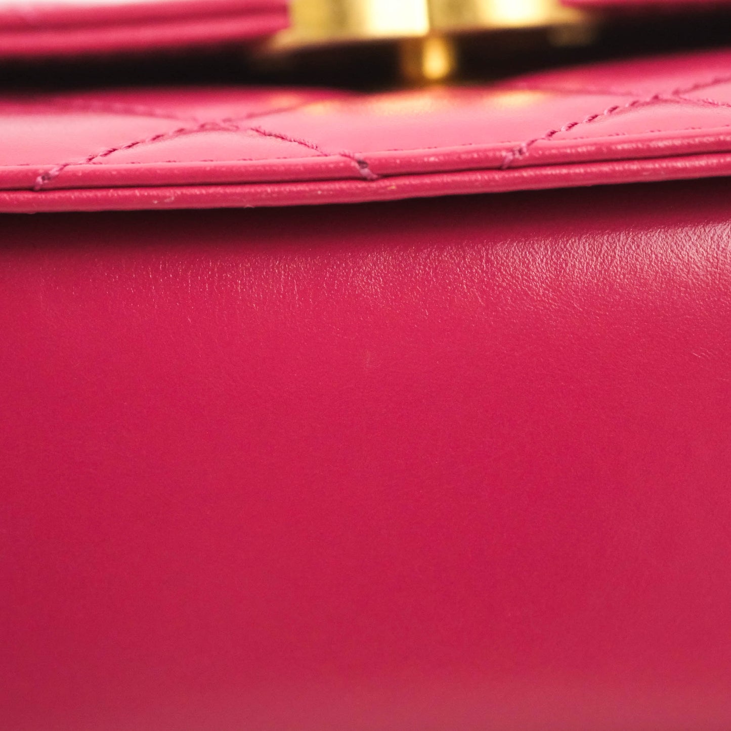 Chanel Quilted Mini Perfect Fit Adjustable Pink Calfskin Aged Gold Hardware 21A
