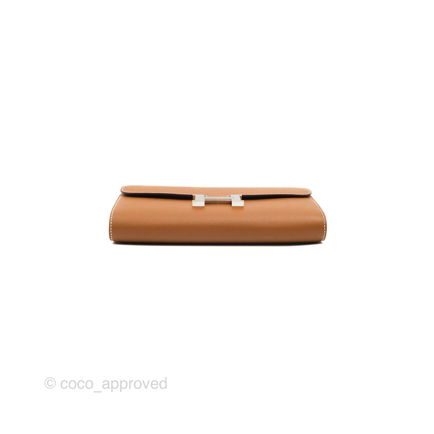 Hermès Constance Long To Go Wallet Gold Epsom Palladium Hardware