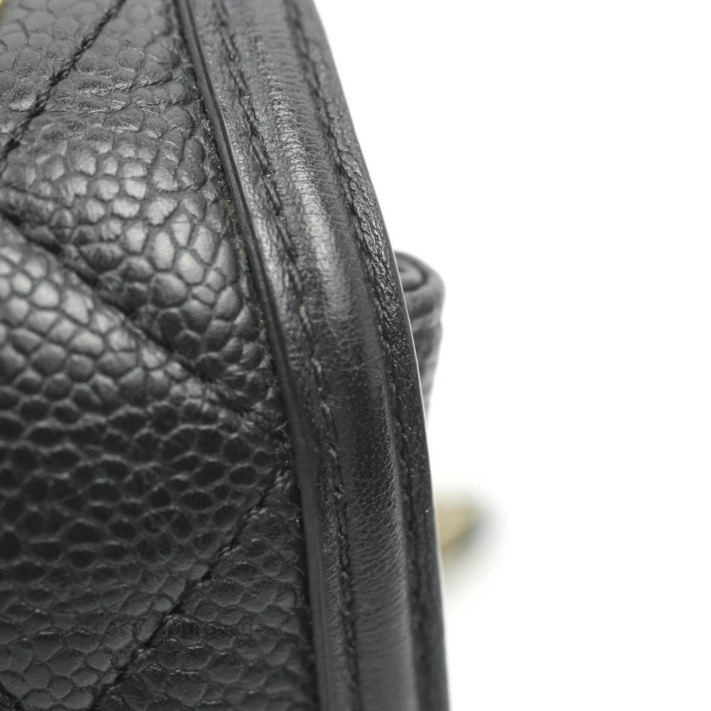 Chanel Quilted Small CC Filigree Flap Black Caviar
