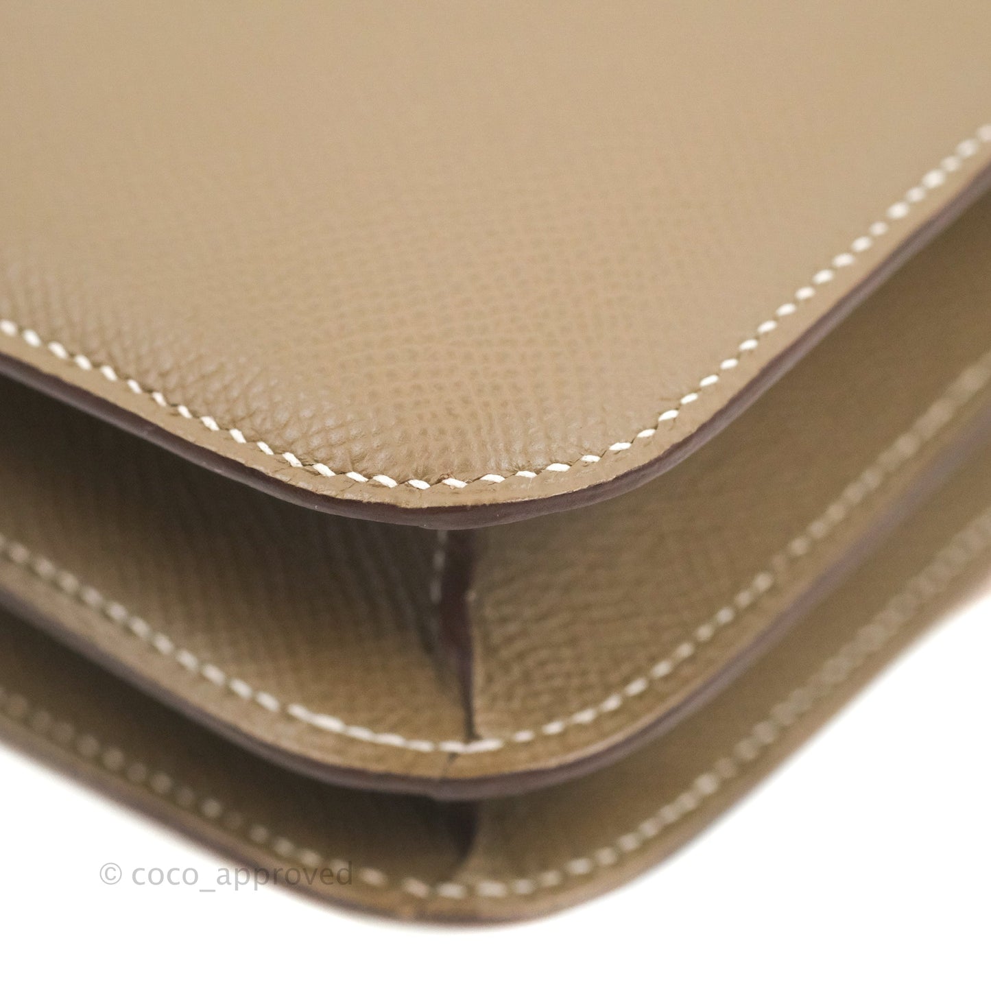 Hermès Constance Mini 18cm Etoupe Epsom Palladium Hardware