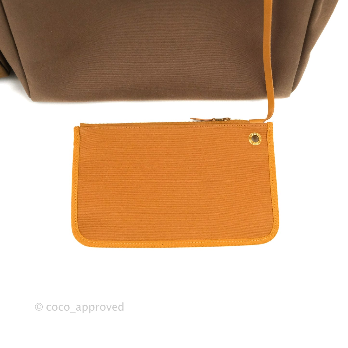 Hermès Herbag Retourne Zip 31 Etoupe-Dune/ Naturel Sable Canvas Gold Hardware