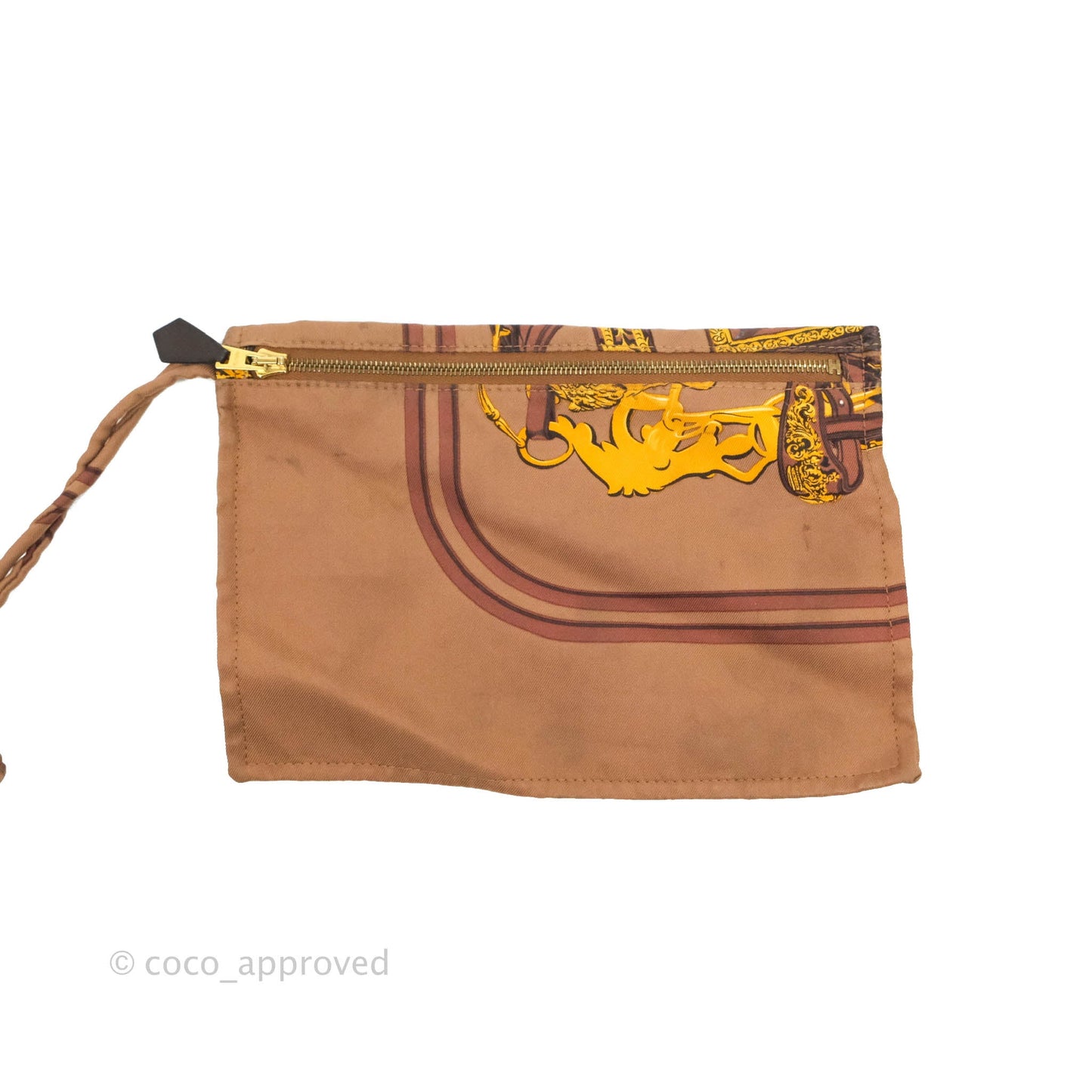 Hermès Silk City Tote Bag Marron