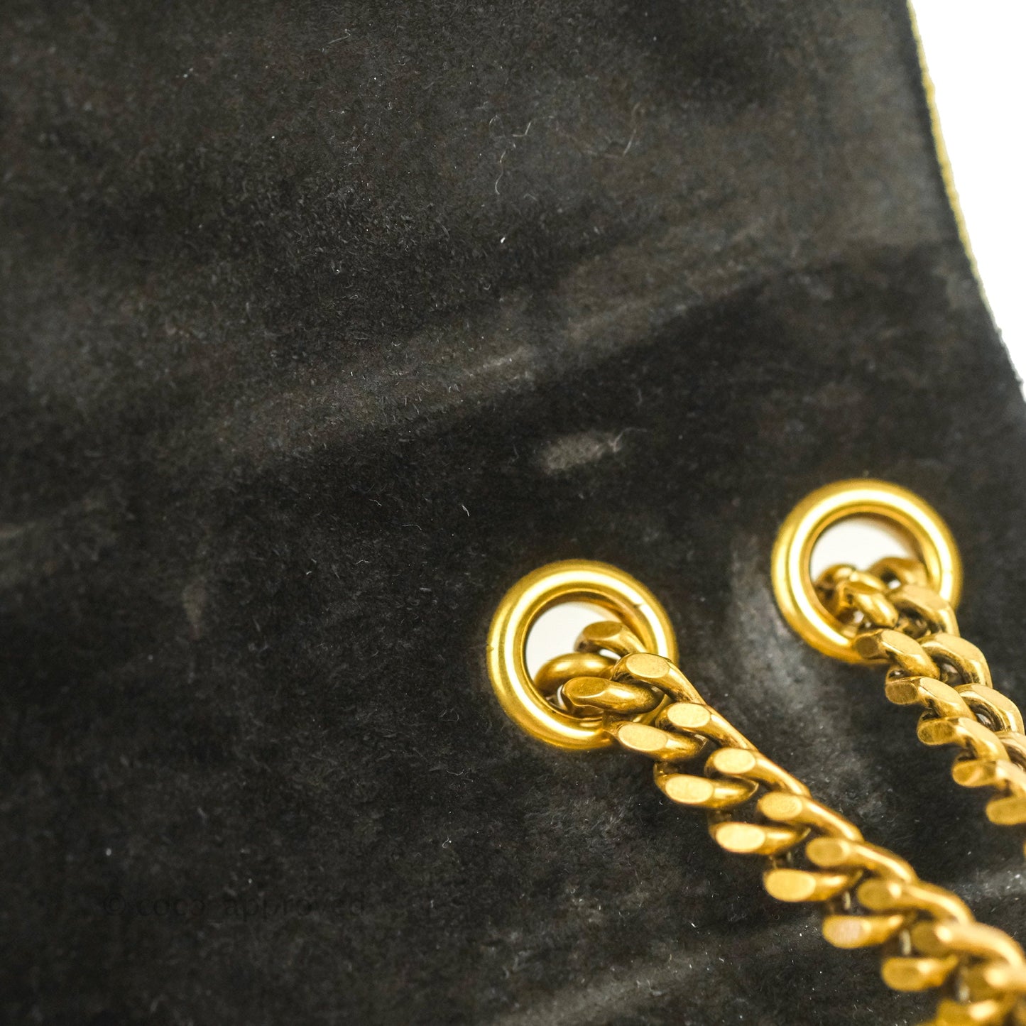 Saint Laurent Loulou Small Bag Metallic Gold Gold Hardware