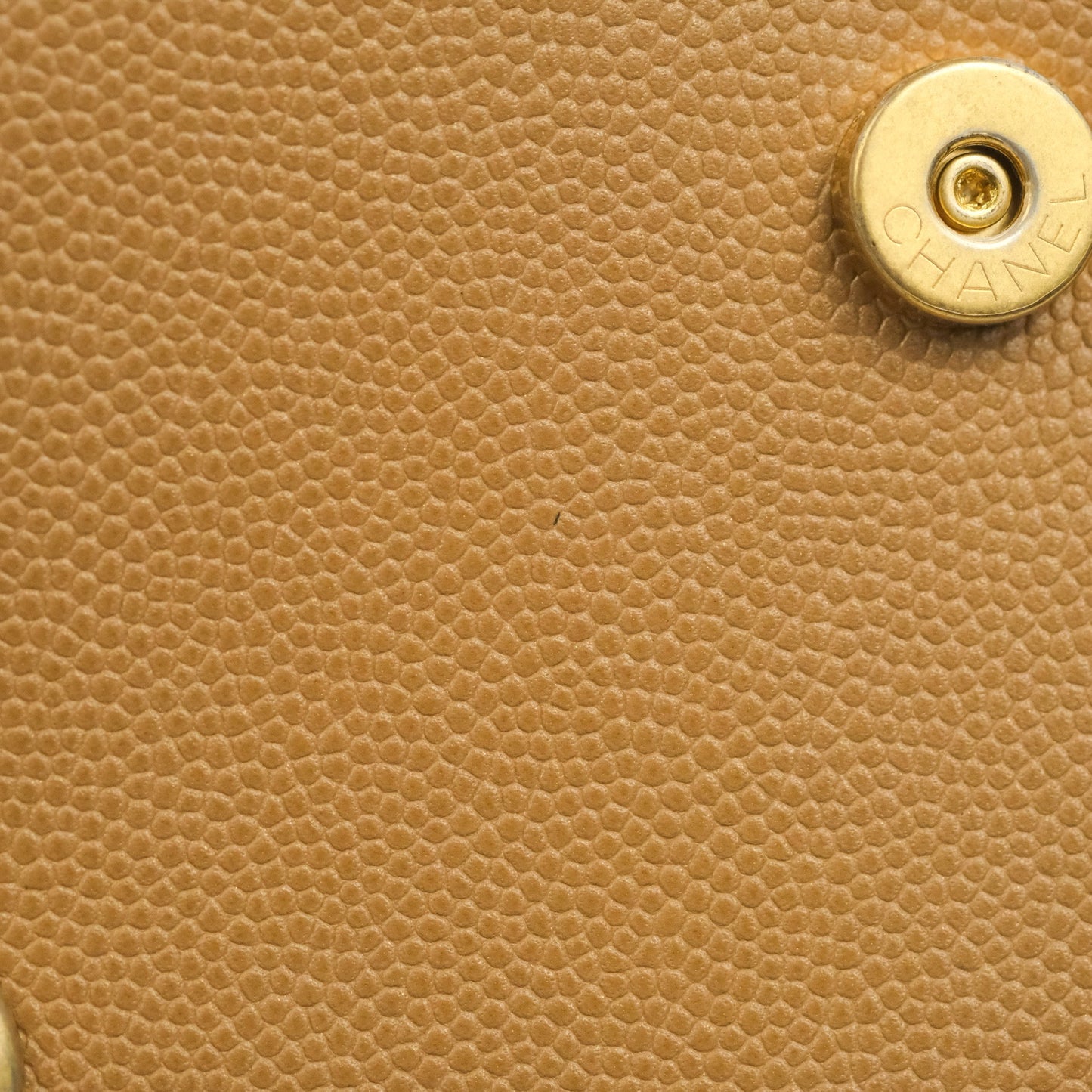Chanel Mini Messenger Bag Beige Caviar Gold Hardware 21K