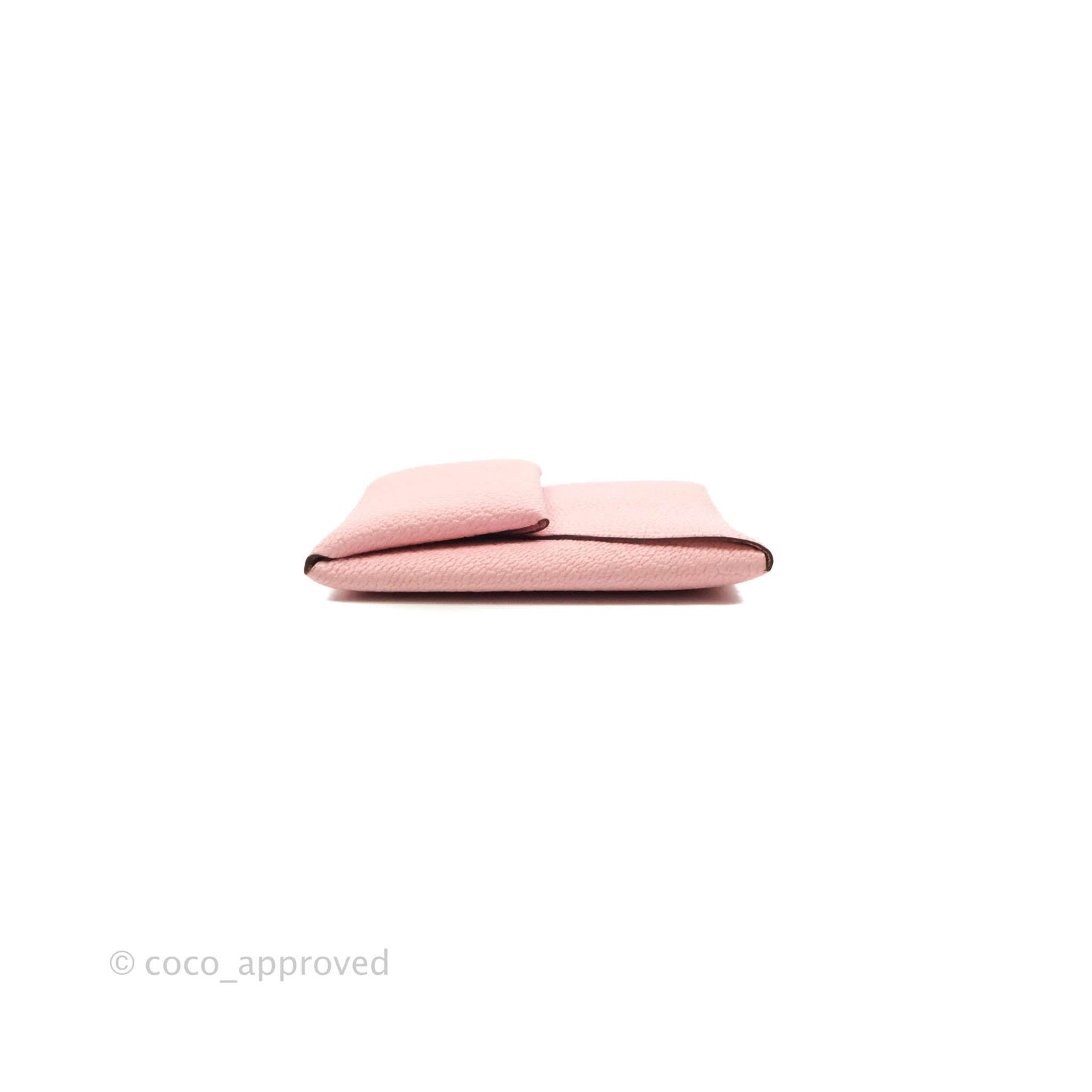Hermès Bastia Coin Purse Pink Chevre Mysore