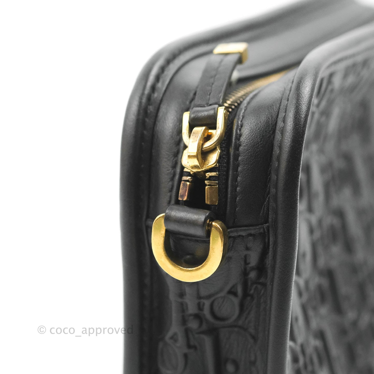 Dior Diorquake Clutch Black Oblique Embossed Calfskin