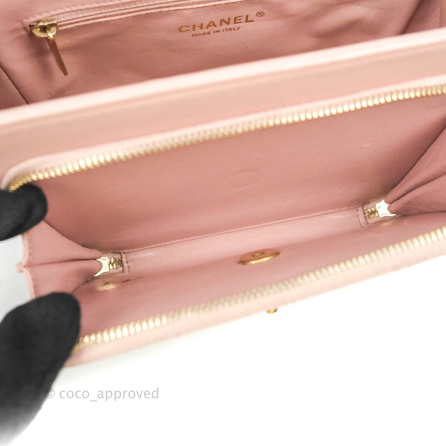 Chanel Quilted Medium Business Affinity Flap Pink Caviar Gold Hardware