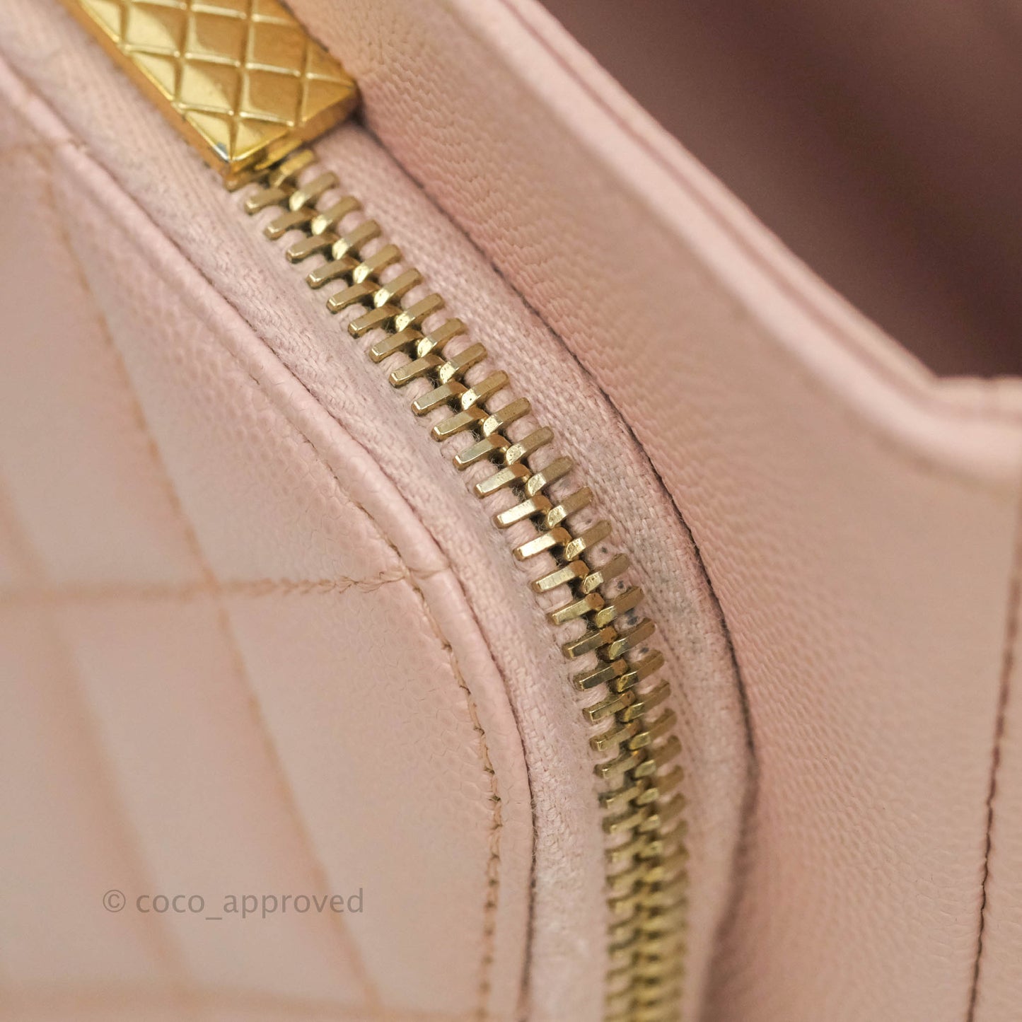 Chanel Quilted Medium Business Affinity Flap Pink Caviar Gold Hardware