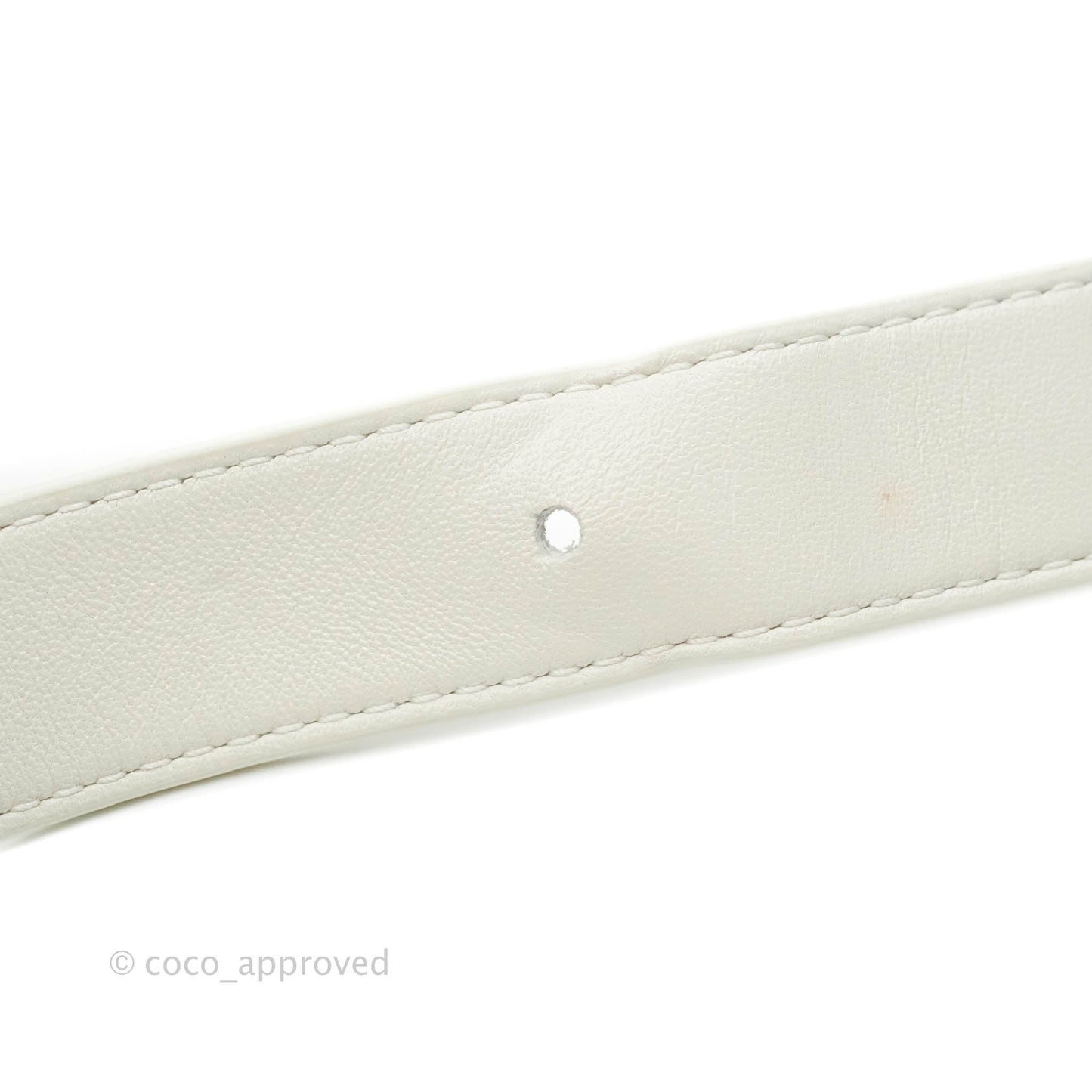 Bottega Veneta Padded Cassette Shoulder Bag Intrecciato White Lambskin Silver Hardware