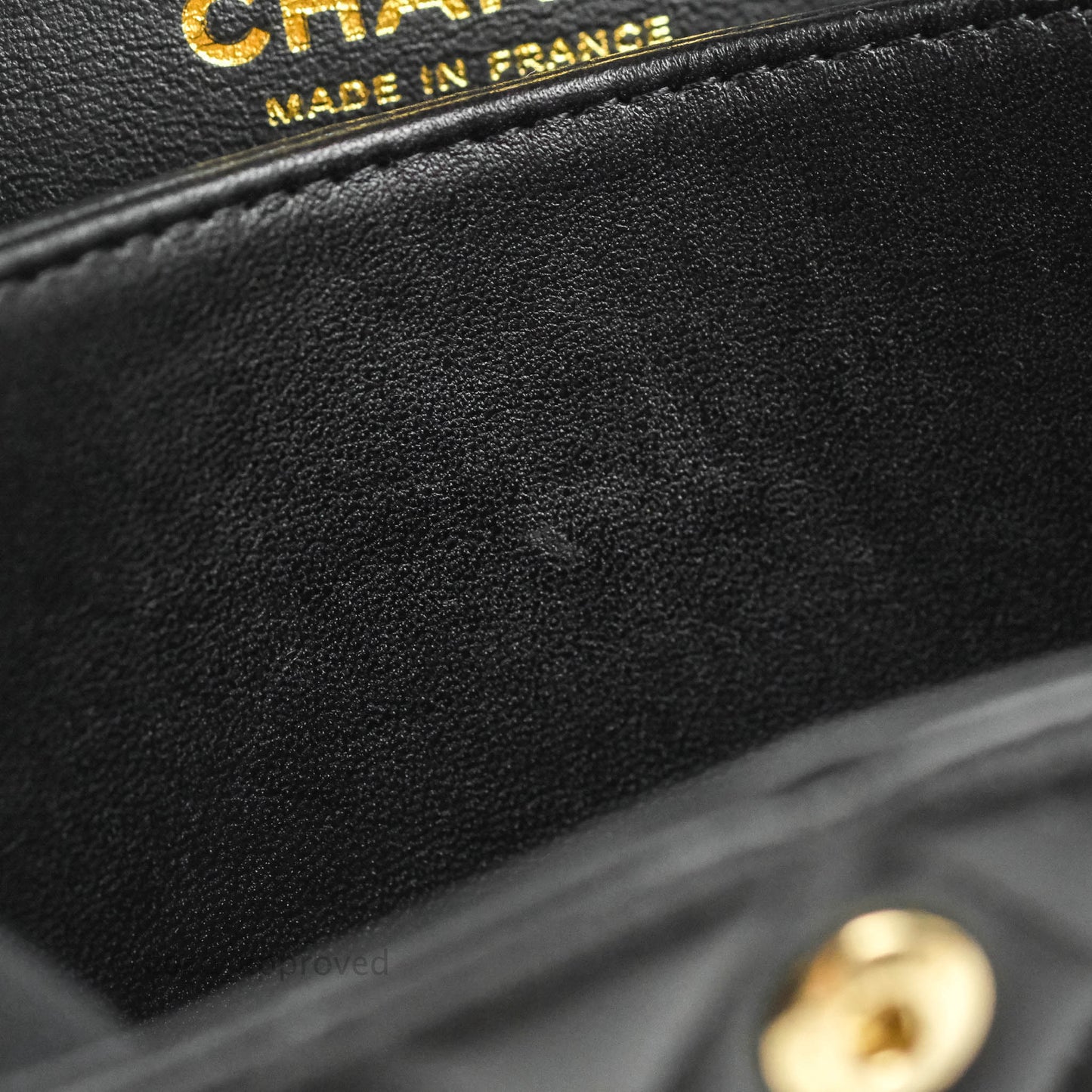 Chanel Small Classic Quilted Flap Black Lambskin Rose Gold Hardware