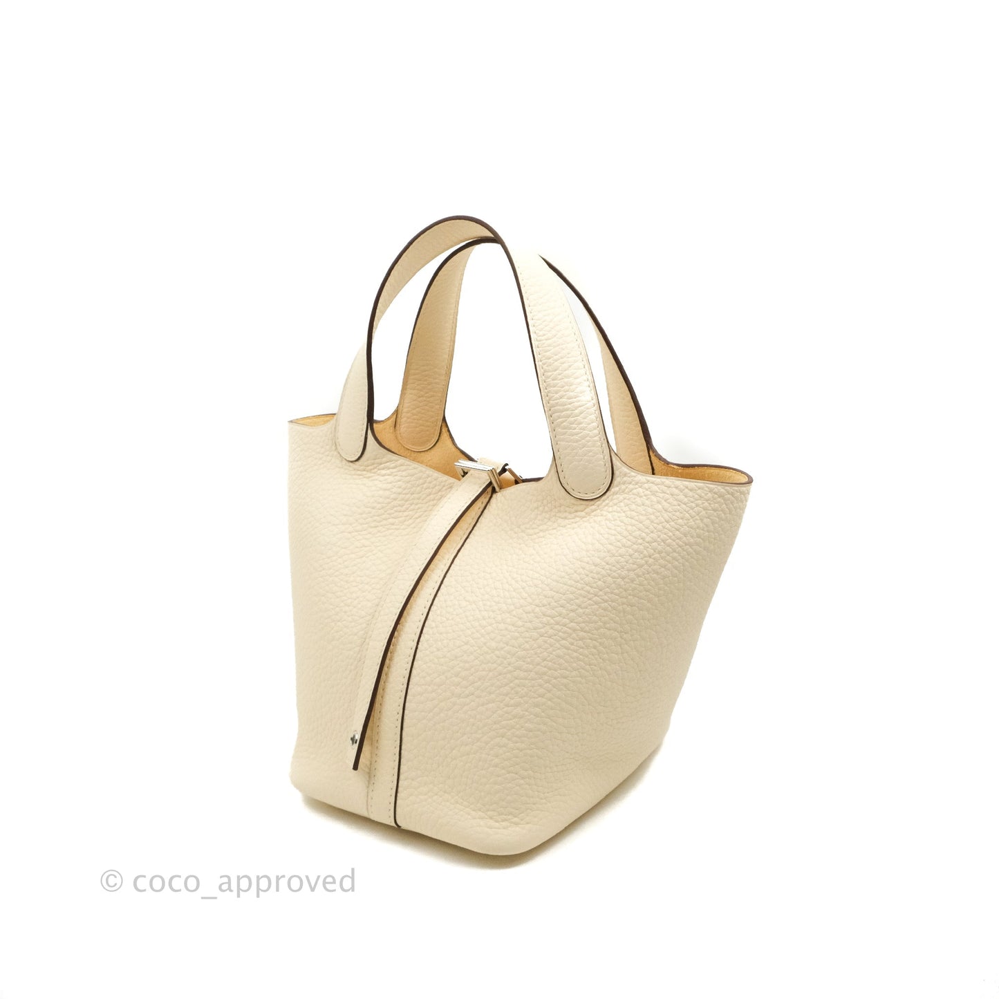 Hermès Picotin Lock 18 I2 Nata Clemence Silver Hardware