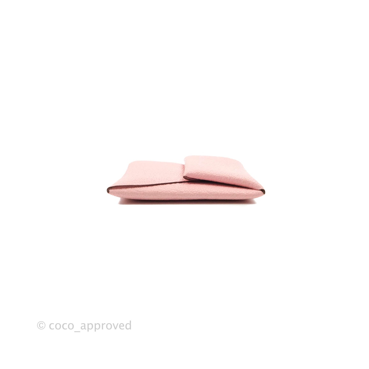 Hermès Bastia Coin Purse Pink Chevre Mysore