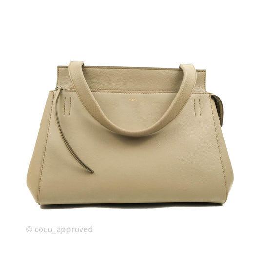 Celine Medium Edge Bag Etaupe Grained Calfskin