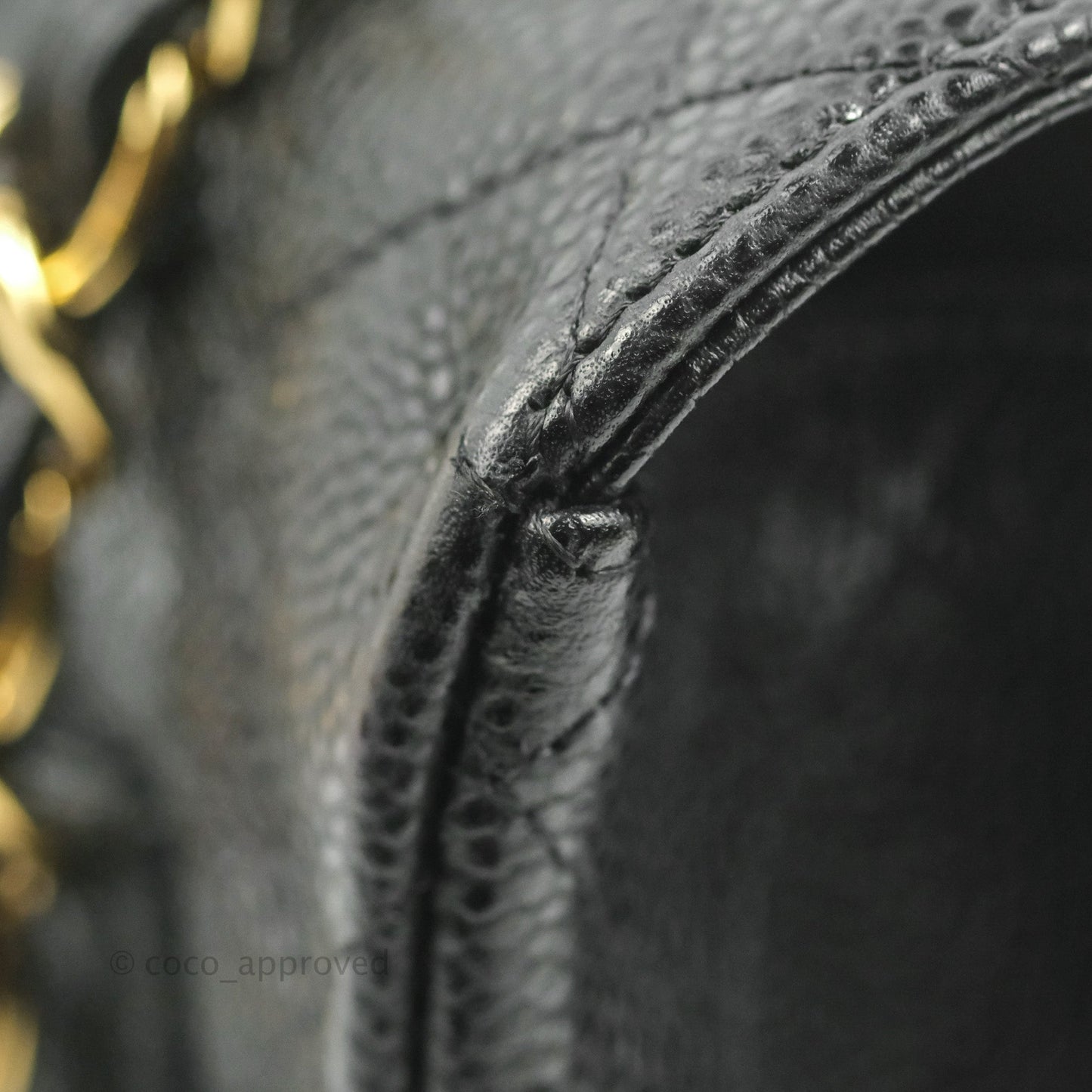 Chanel Jumbo Single Flap Black Caviar Gold Hardware⁣⁣